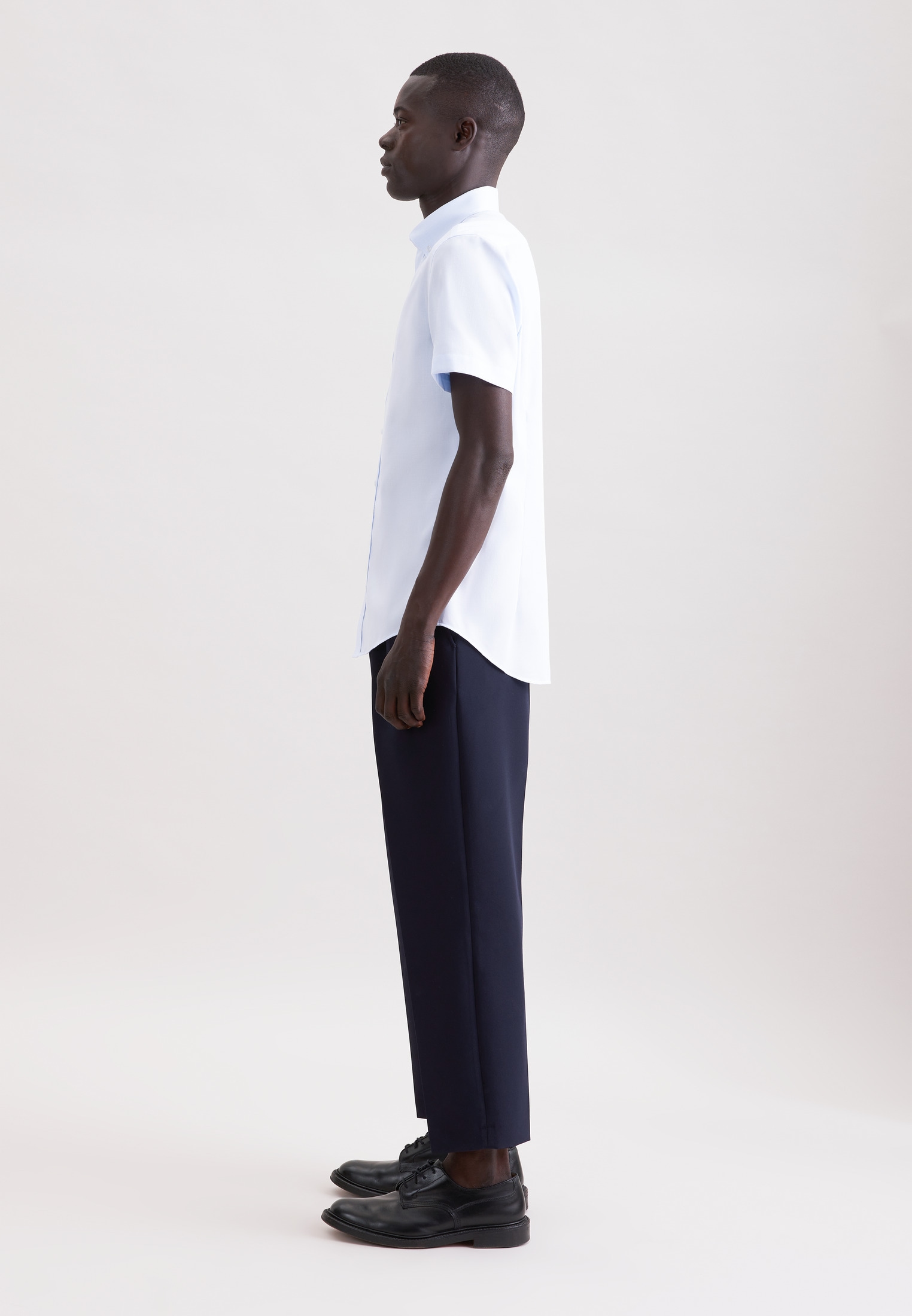 seidensticker Businesshemd »Schwarze Rose« Shaped 1/2 Button-Down-Kragen Struktur