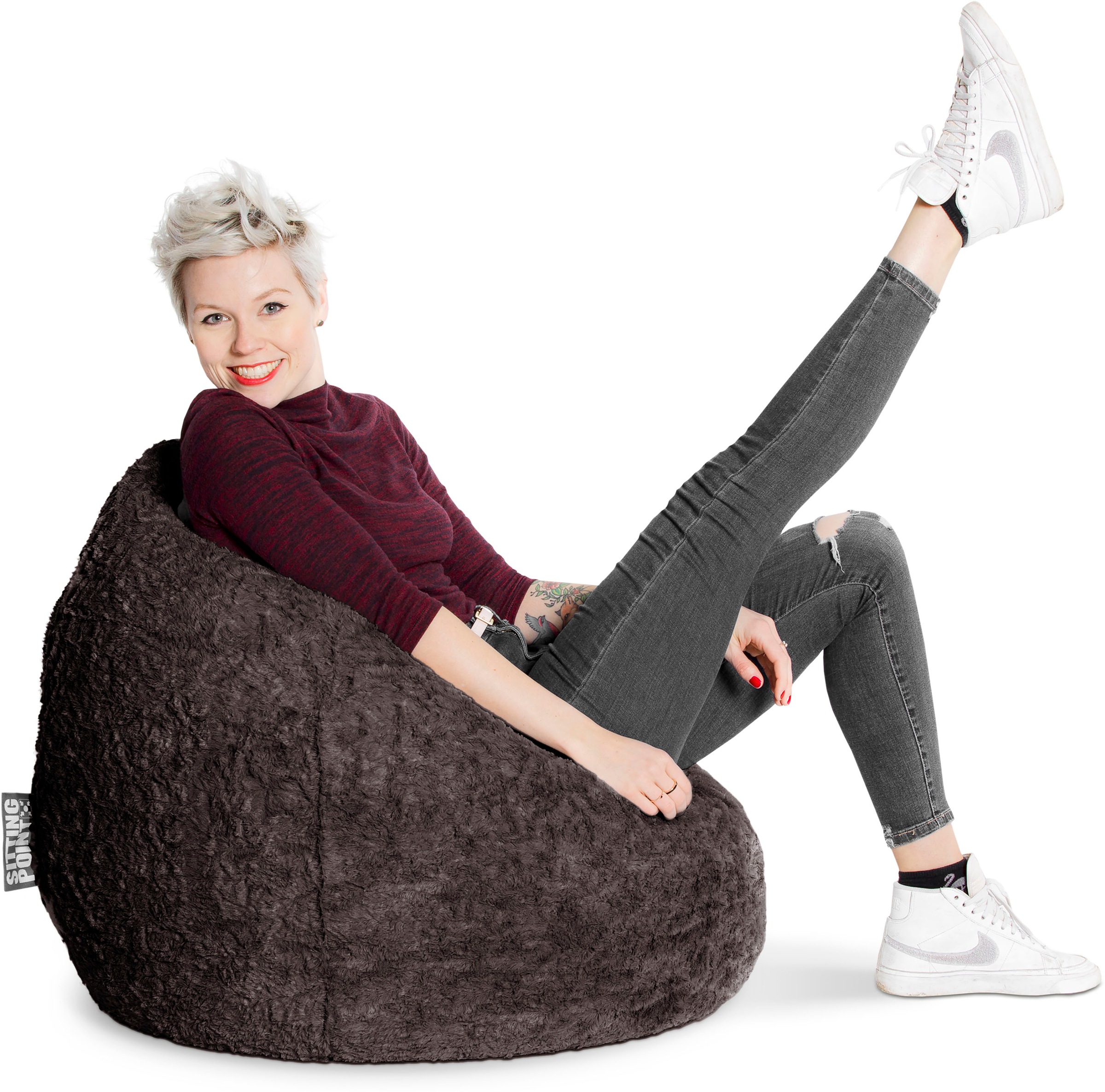 Magma Heimtex Sitzsack »BeanBag FLUFFY XL«, (1 St.)