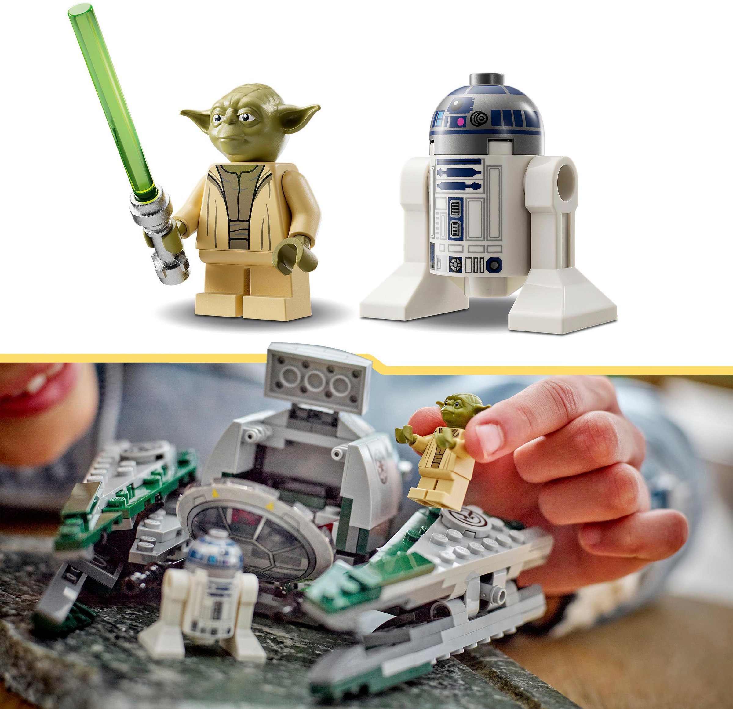 LEGO® Konstruktionsspielsteine »Yoda's Jedi Starfighter (75360), LEGO® Star Wars™«, (253 St.), Made in Europe