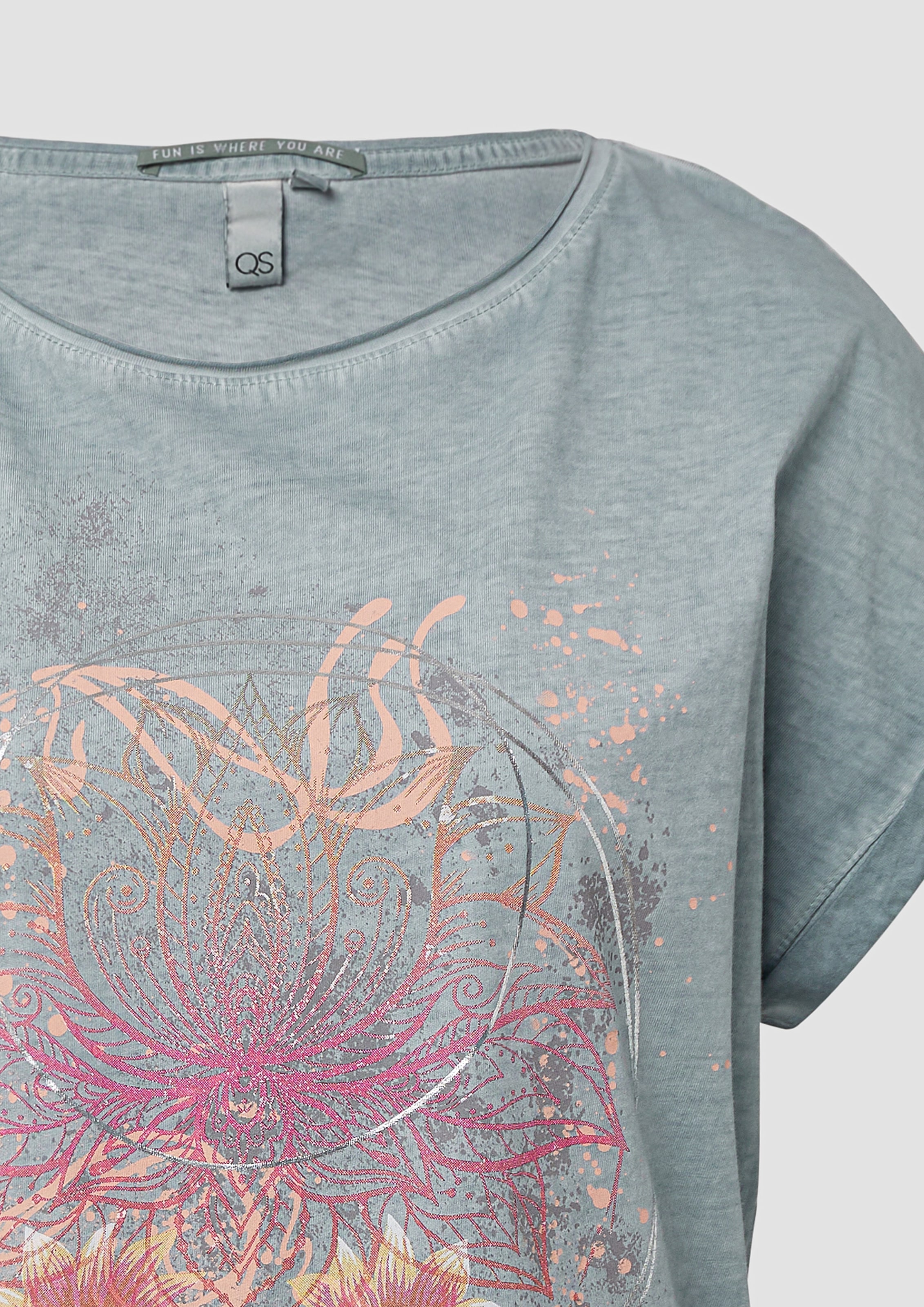 QS T-Shirt, mit Frontprint
