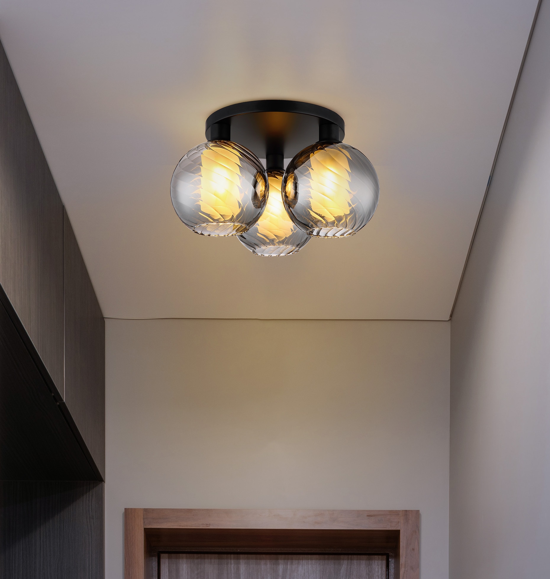 NOWA Deckenleuchte »ULF« E27 1 Stk. Deckenlampe Wohnzimmer-Leuchte Schlafzimmer-Leuchte Flur Küche