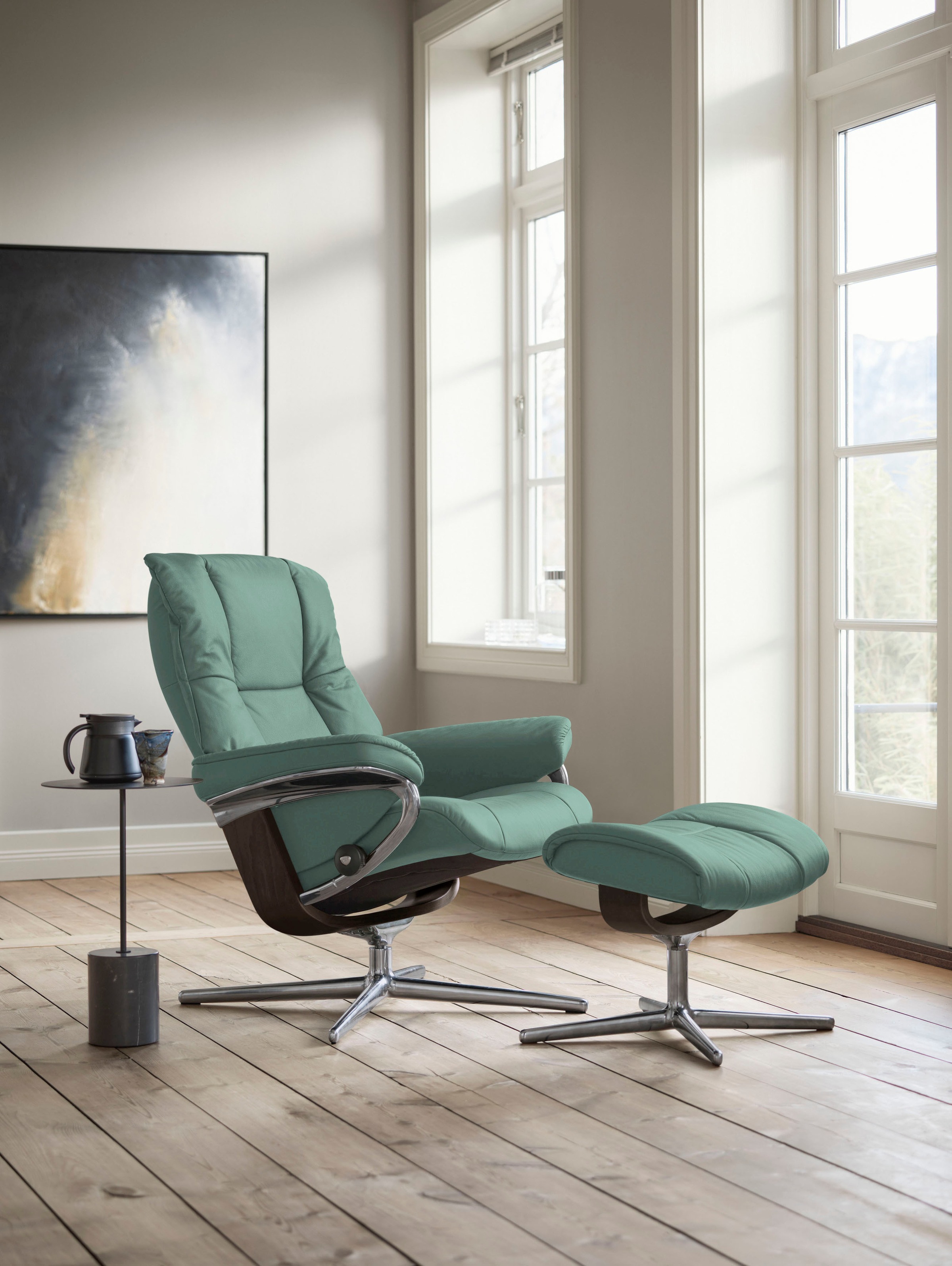 Stressless® Relaxsessel »Mayfair«, mit Cross Base, Größe S, M & L, Holzakzent Wenge