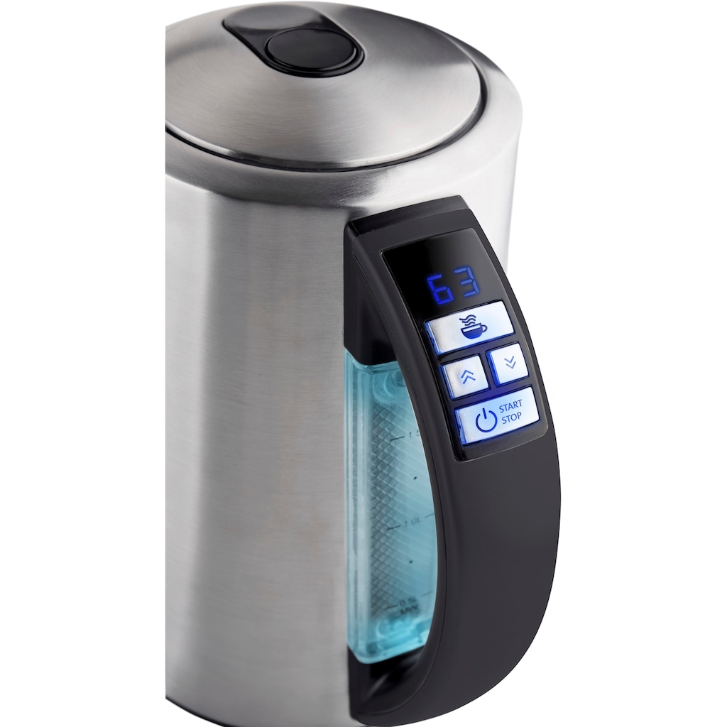 eta Wasserkocher »ELEKTRA ETA359790000«, 1,5 l, 2200 W, Temperaturregelung 40 - 100 °C, KEEP WARM Funktion, System STRIX