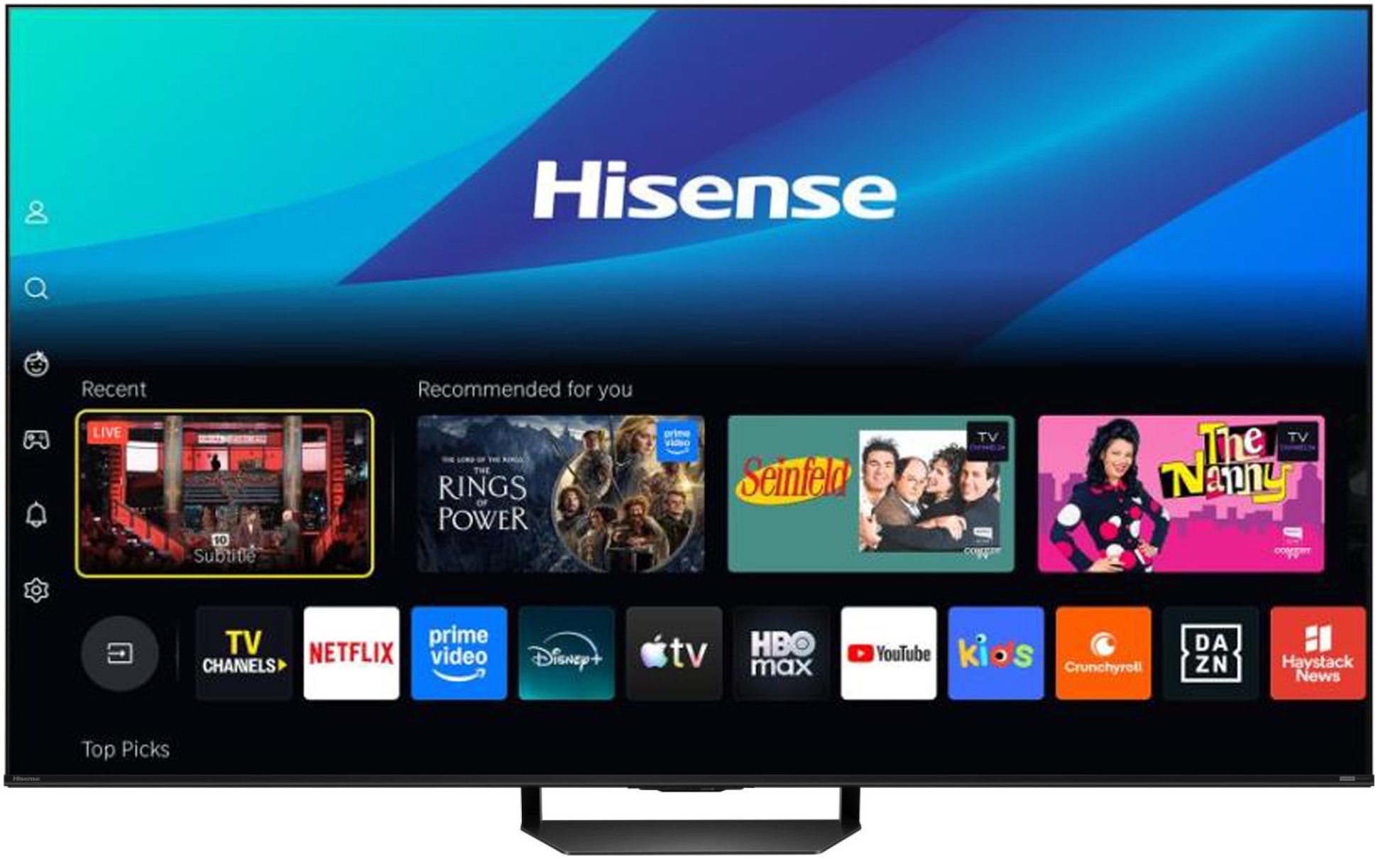 Hisense Mini-LED-Fernseher »75U7DS PRO« 189 cm/75 ″ Smart-TV