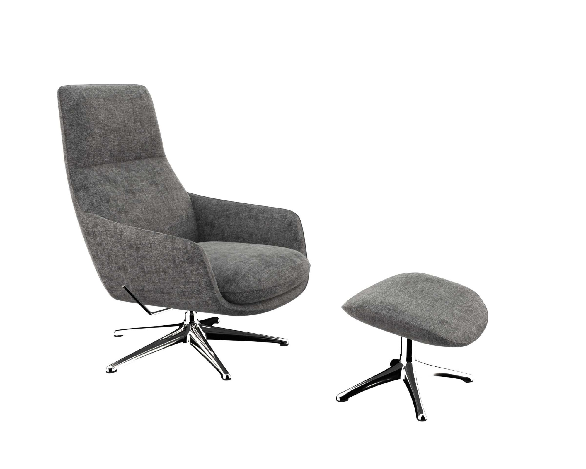 FLEXLUX Drehsessel »Marinella, Relaxsessel, TV-Loungesessel, Polstersessel,«, Liegefunktion, drehbar, Fuß Alu, OTTOs Choice