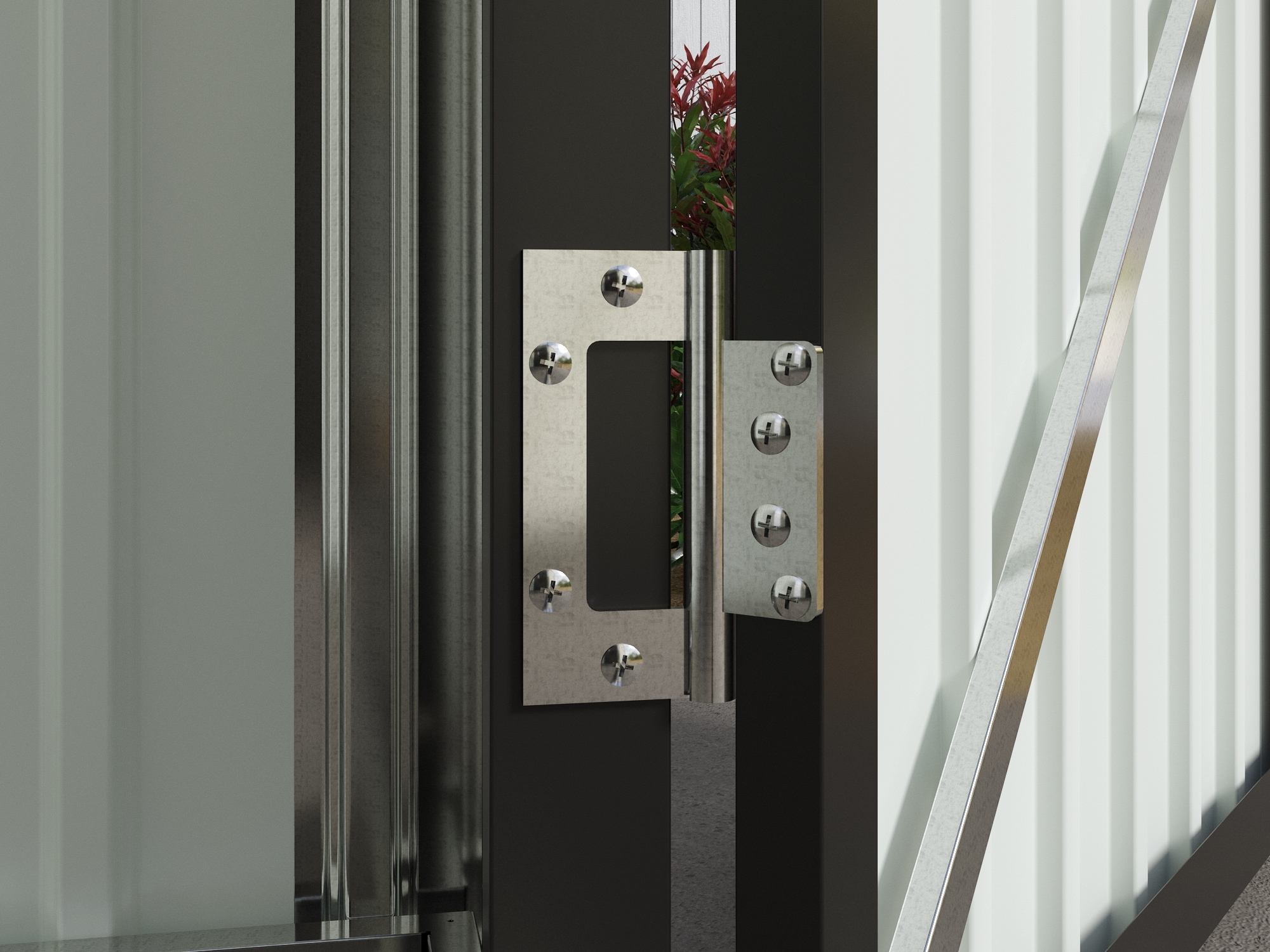 KONIFERA Mülltonnenbox »Fahrradbox aus Metall« BxTxH: 233x105x133 cm