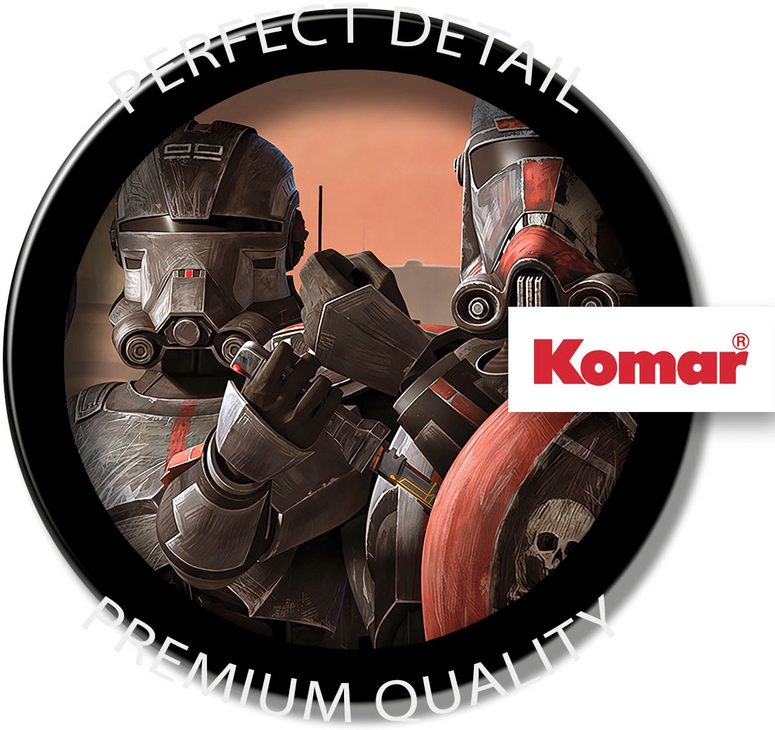 Komar Leinwandbild »Star Wars Bad Batch Squad - Größe 90 x 40 cm«, Disney, (1 St., 90 x 40 cm (Breite x Höhe), Keilrahmenbild mit Echtholzrahmen, Kinderzimmer