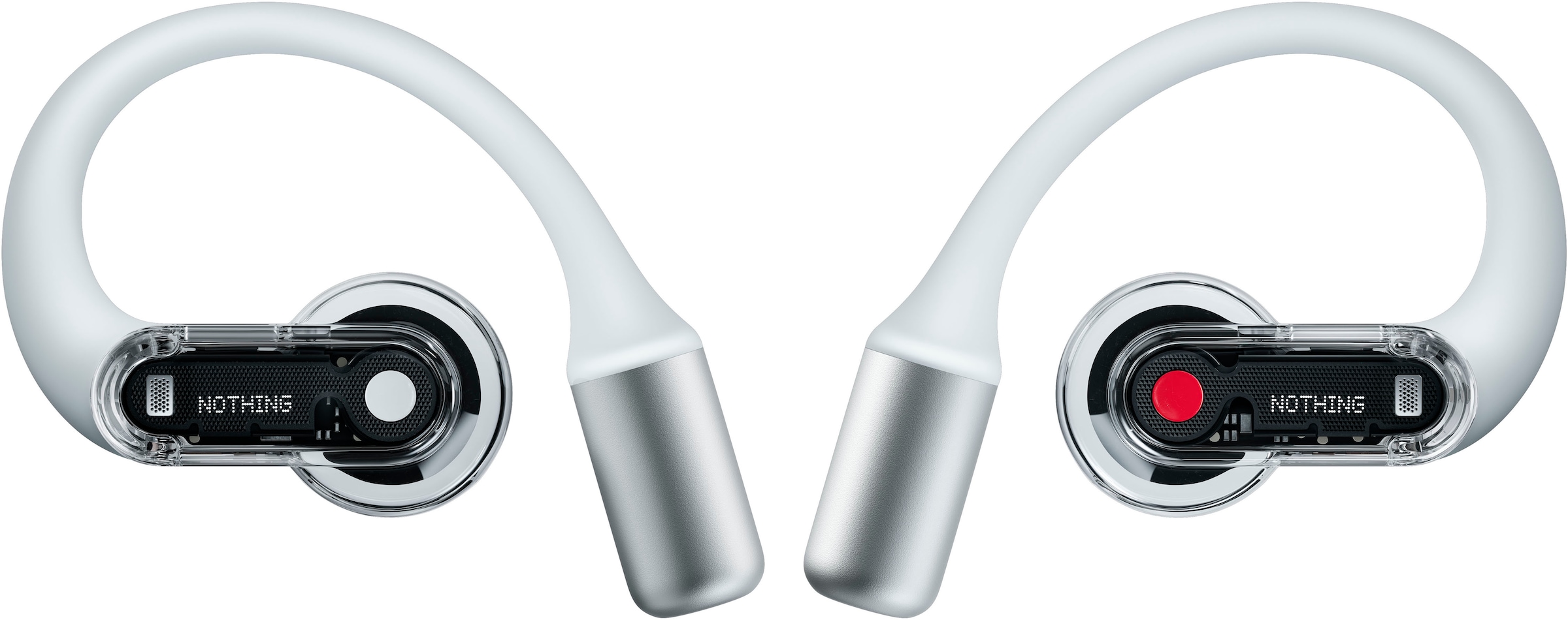 NOTHING Open-Ear-Kopfhörer »Ear (Open)« A2DP Bluetooth | AVCTP Bluetooth | AVDTP Bluetooth | AVRCP Bluetooth | Bluetooth | HFP | RFCOMM | SPP LED Ladestandsanzeige | integrierte Steuerung für Anrufe und Musik