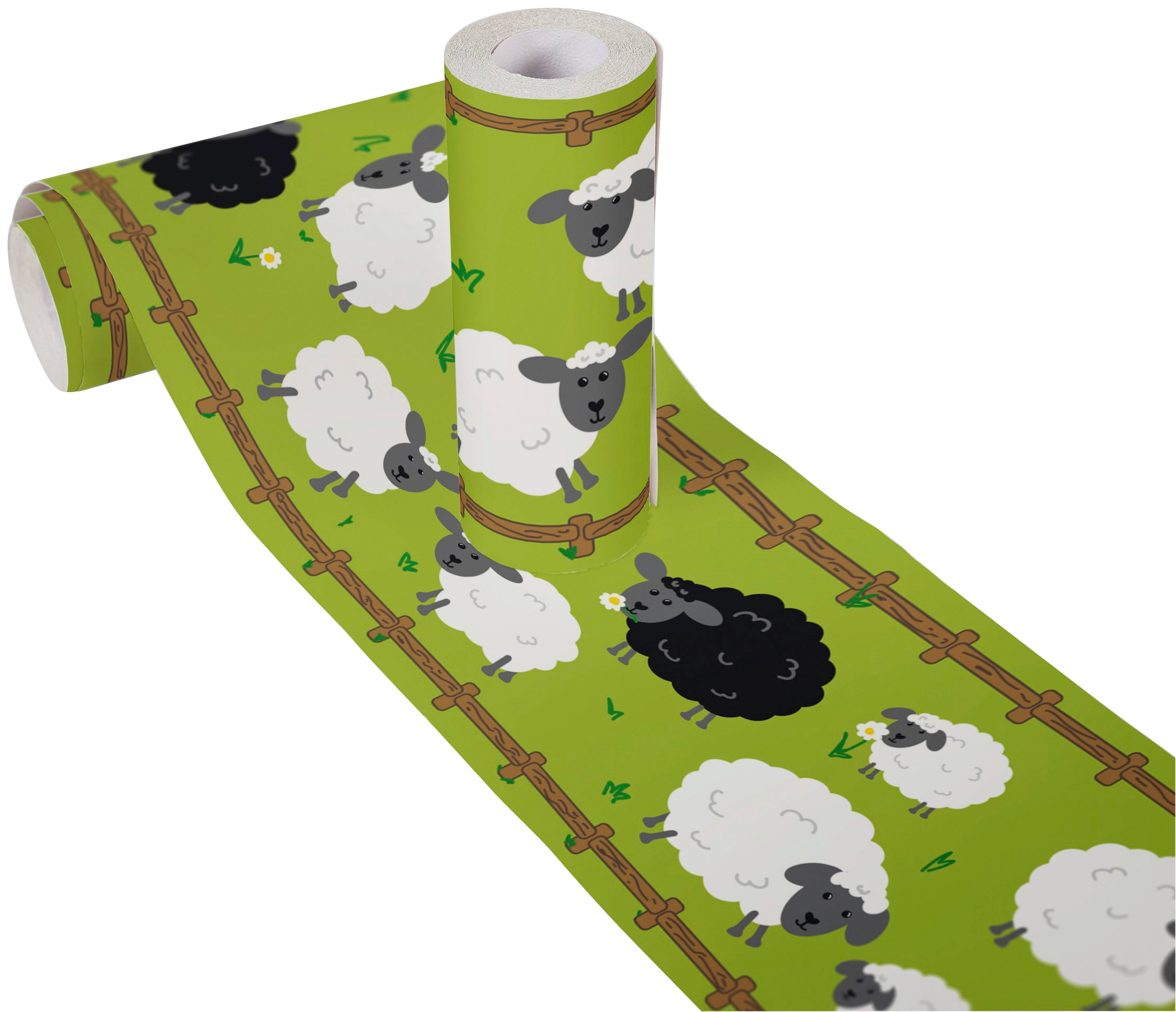 A.S. Création Bordüre »Sheep Family«, Motiv-abstrakt-naturalistisch, Papier Wand Schräge Tür Borte Wohnzimmer Schlafzimmer Küche Design