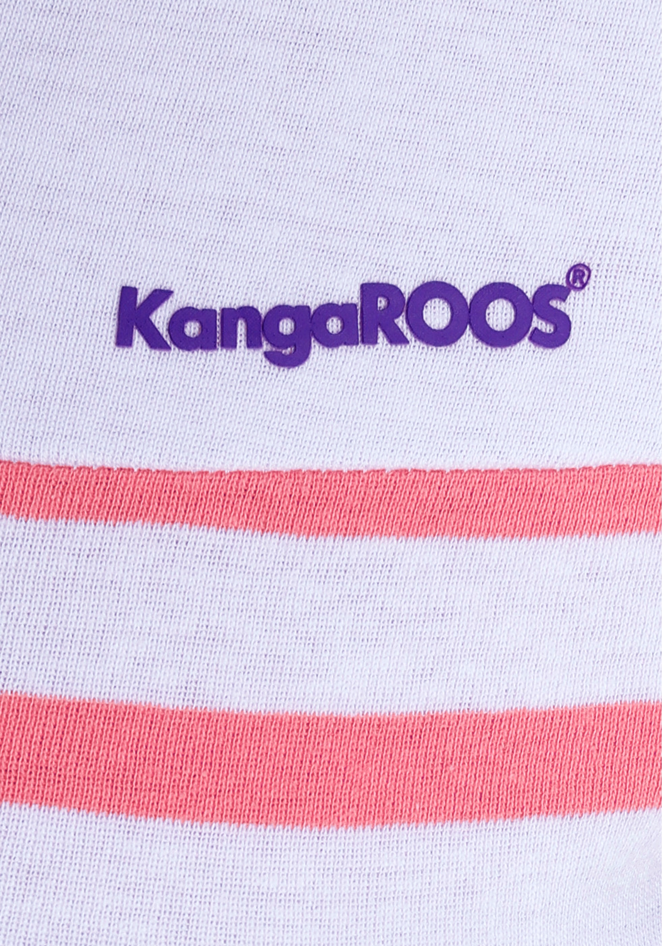 KangaROOS Langarmshirt, mit Steifen im tollen Farbverlauf online bestellen | Rundhalsshirts