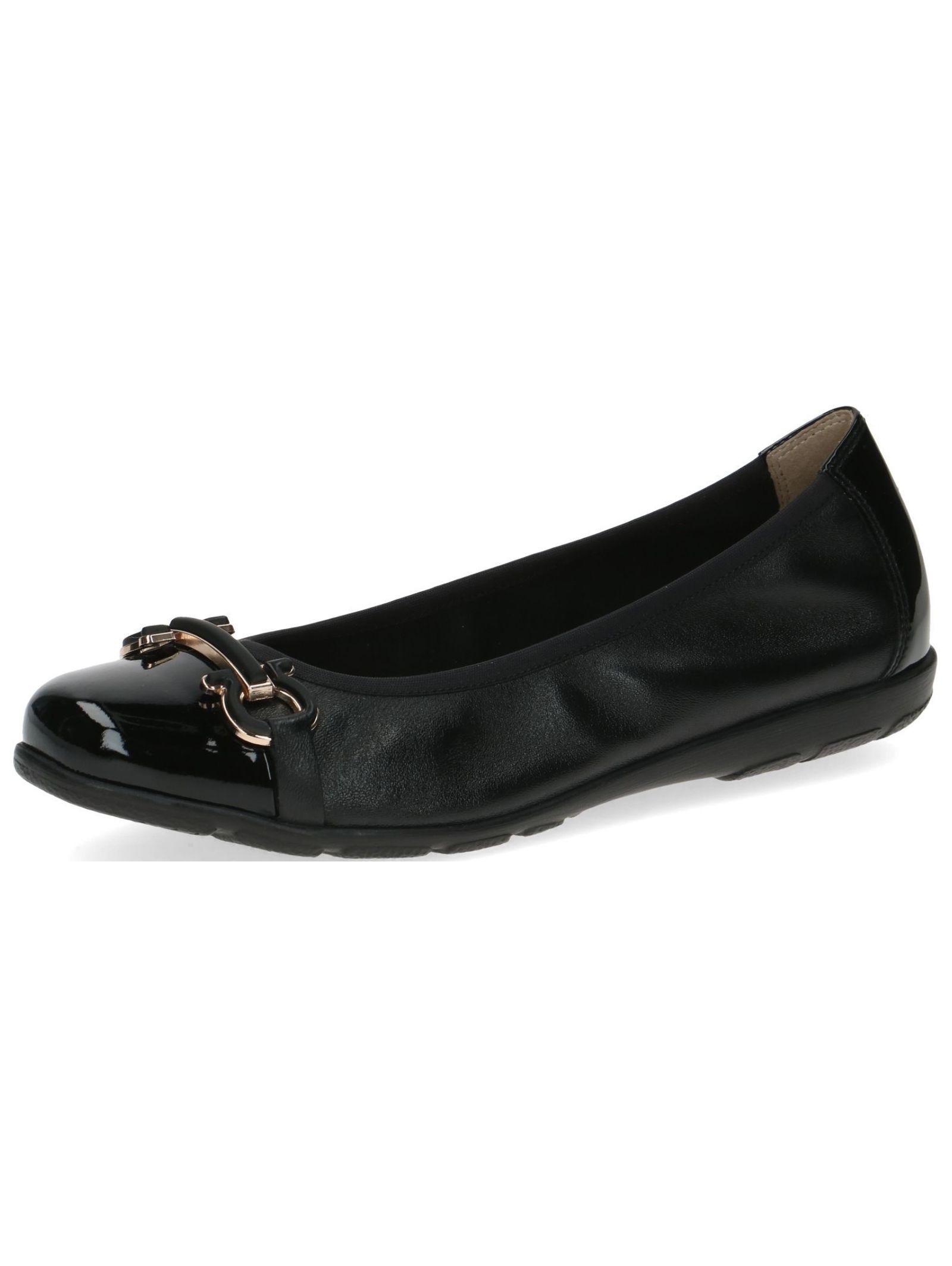 CAPRICE Ballerina »Ballerinas Leder« Schwarz 37 37 Verschluss: Schlupfschuh