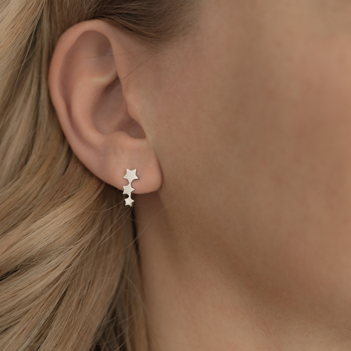 Glanzstücke München Paar Ohrstecker »Set: G230«, (2 tlg.), mit Sternen aus Sterling Silber