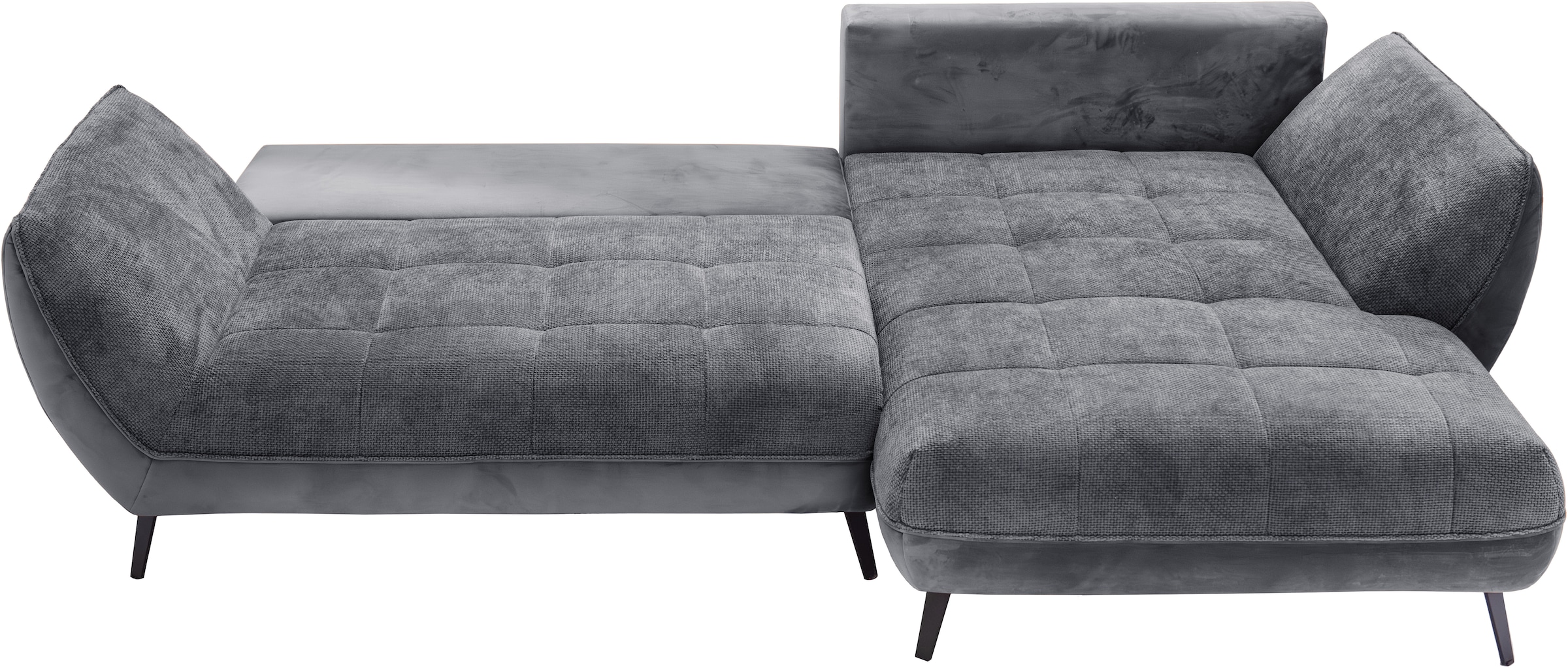 exxpo - sofa fashion Ecksofa »Midway mit einfacher Easy-Lift-Bettfunktion, bequem und modern«, inkl. Bettfunktion und praktischem Bettkasten, L-Form