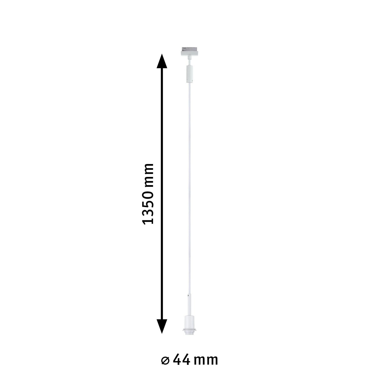 Paulmann Schienensystem-Leuchten »URail Pendel DecoSystems Basic E14 max. 20W dimmbar 230V«, Einzelspot, dimmbar