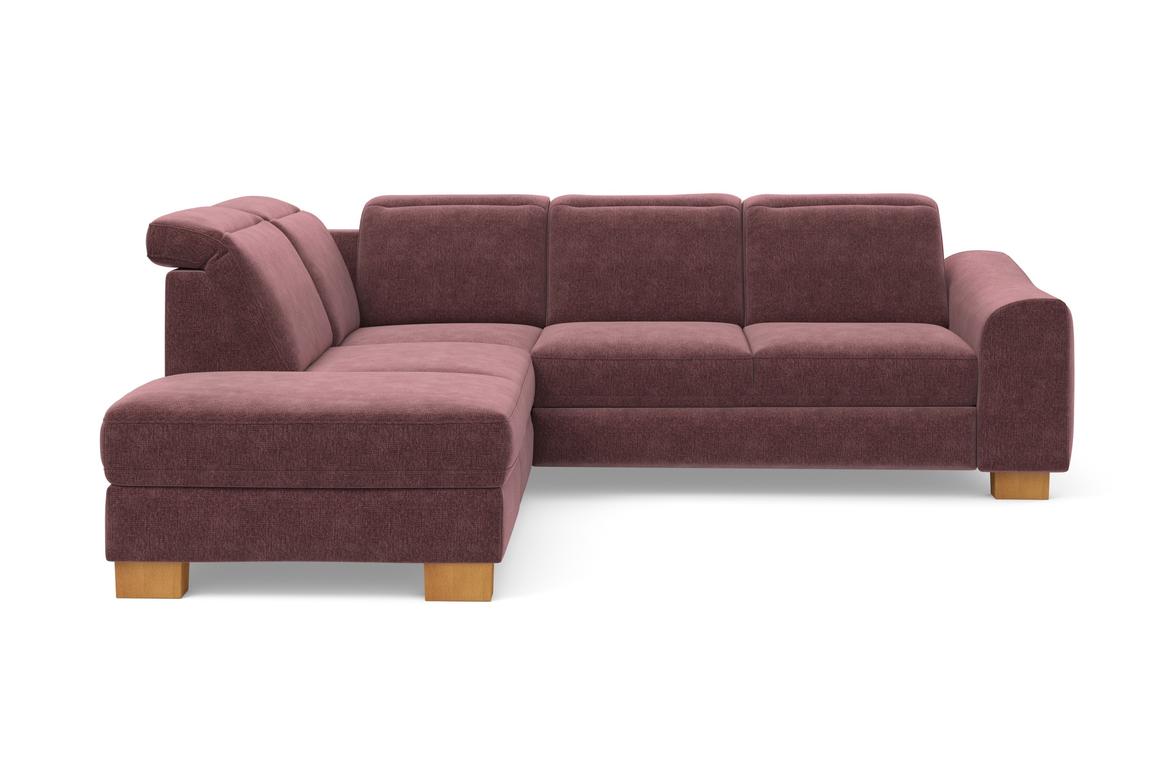 Home affaire Ecksofa »Dundee L-Form«, wahlweise mit Kopfteilverstellung und zusätzlich mit Bettfunktion