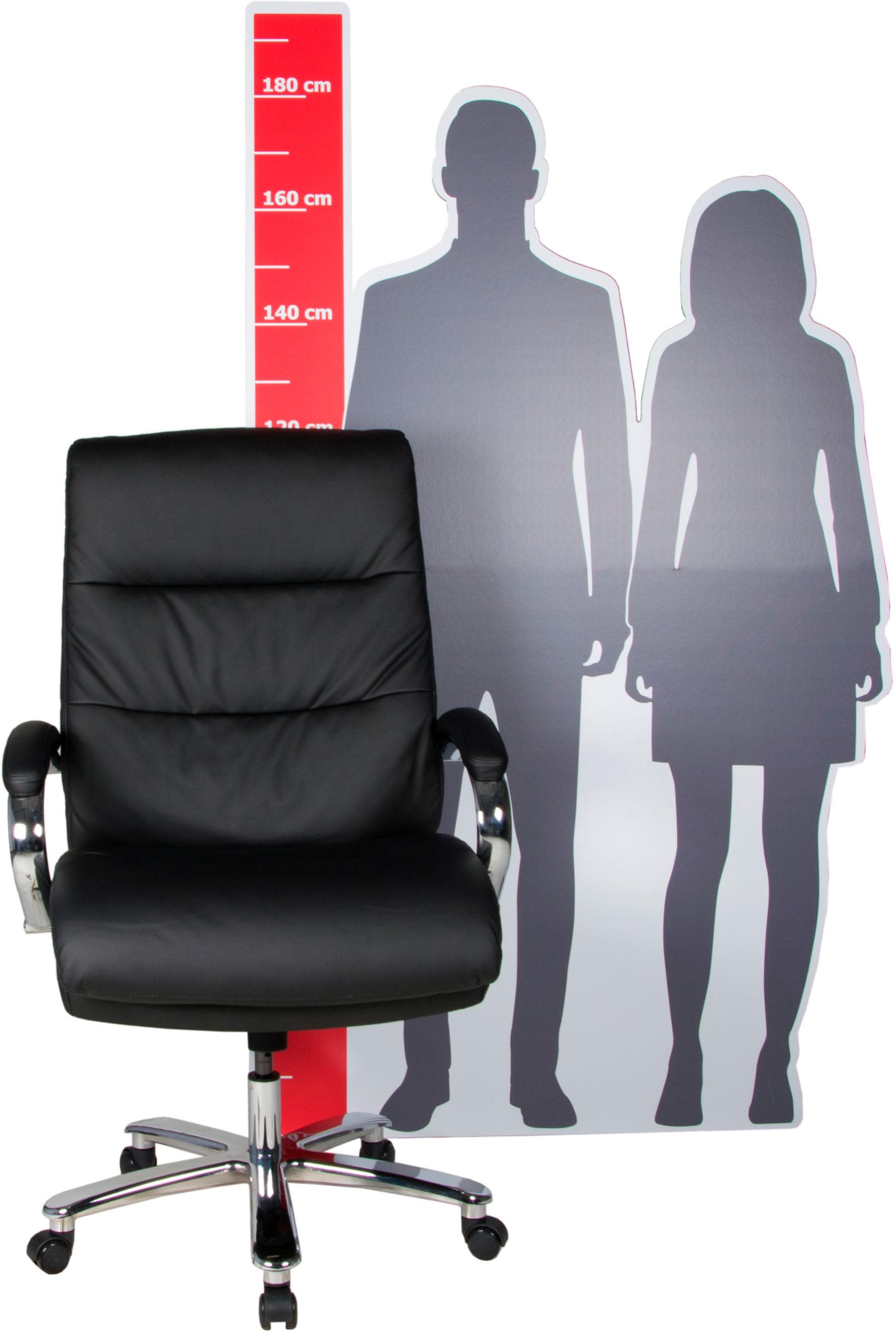 Duo Collection Chefsessel »Chefsessel Federico 180 kg«, Kunstleder, Federkern, bis 180 kg, robust