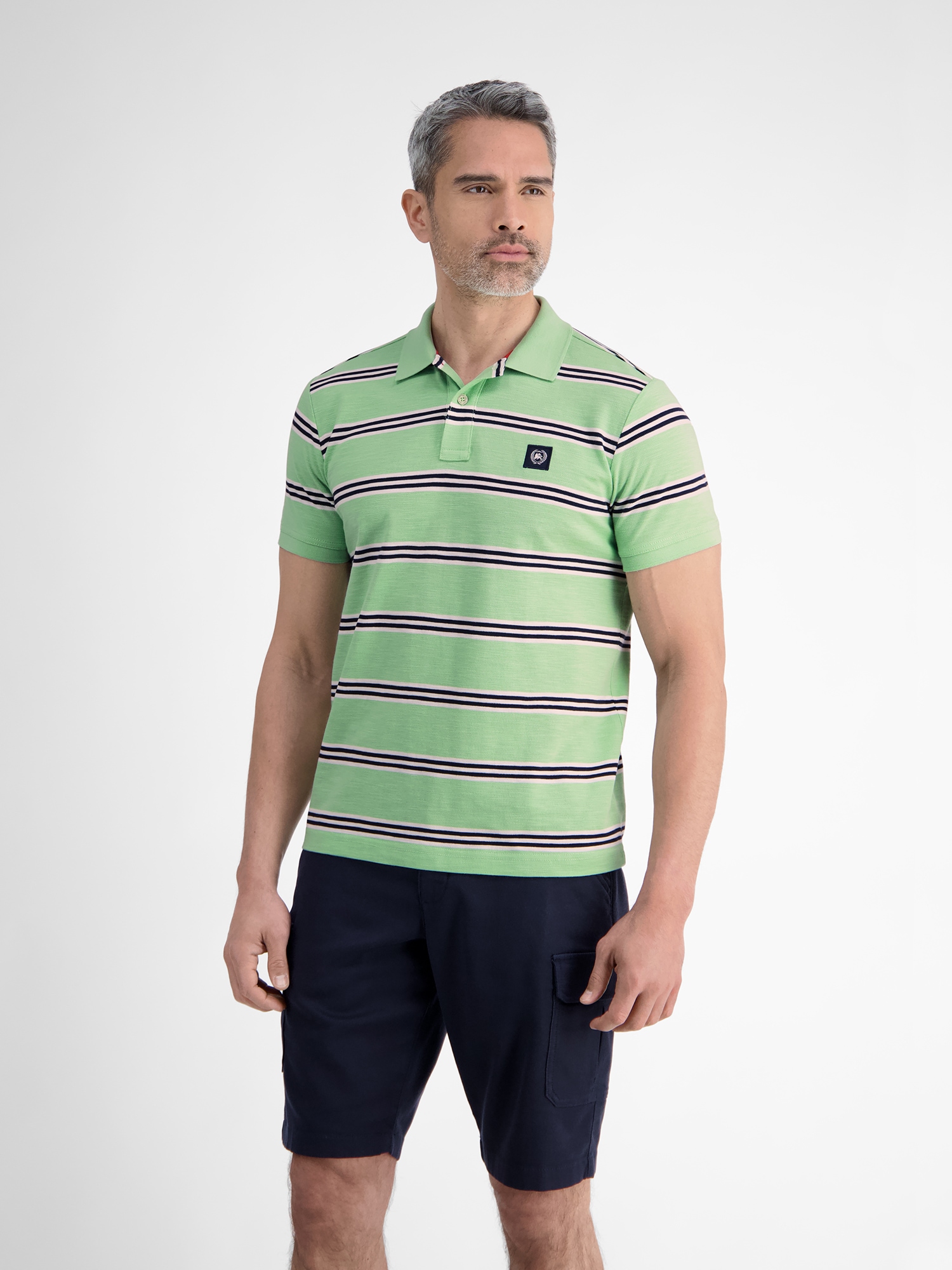 LERROS Poloshirt »Herren Poloshirt in Rugby-Optik«