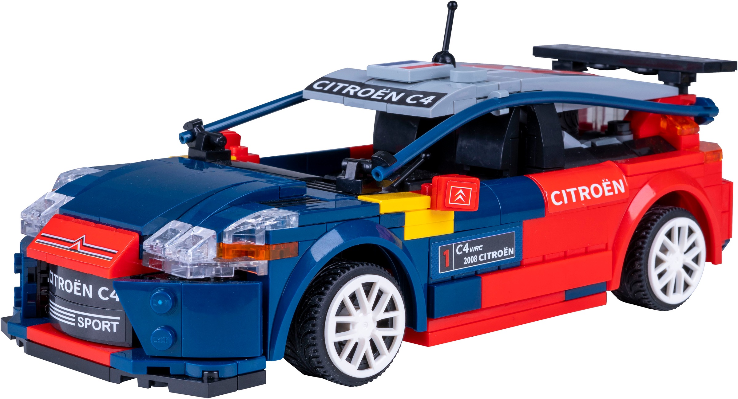 Jamara RC-Auto »CaDA, 2008 Citroën C4 WRC 1:20 2,4GHz Bricks«