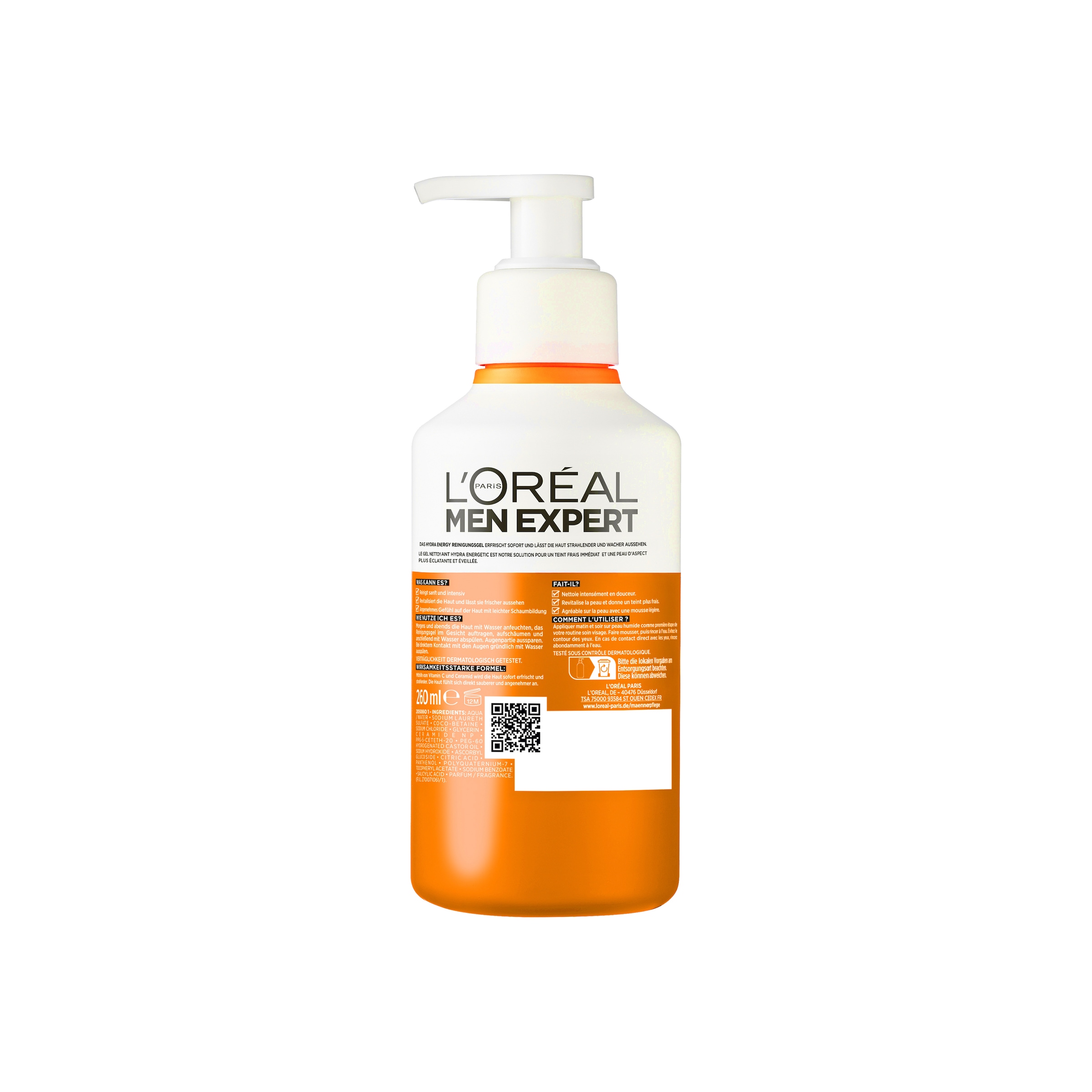 L'ORÉAL PARIS MEN EXPERT Gesichtsreinigungsgel »L'Oréal Men Expert Hydra Energy Reinigungsgel Erfrischend«