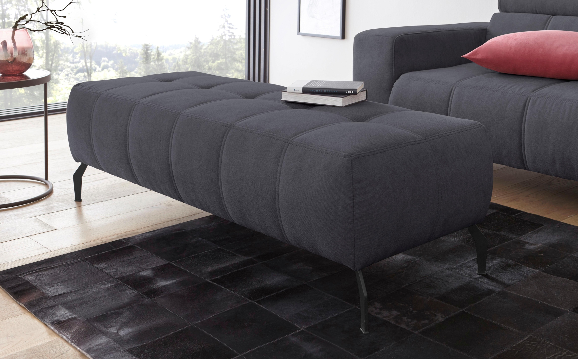 DOMO collection Hocker »Trento, mit Kufenfuß oder Einzelfuß«, passend zur Serie Trento