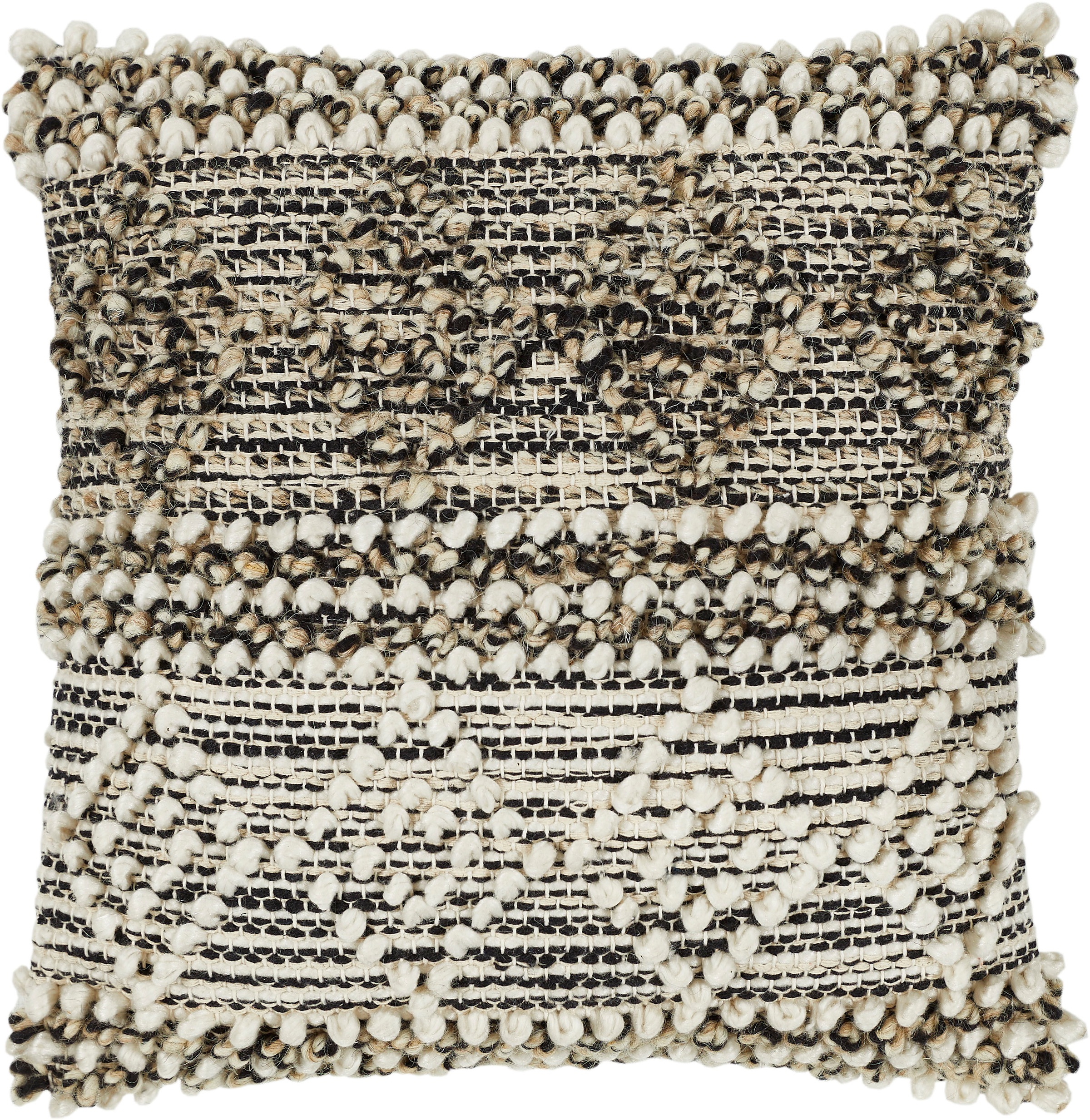 LUXOR living Dekokissen »Aalborg«, Zierkissen, eckig, 40x40 cm, Wollkissen günstig online kaufen