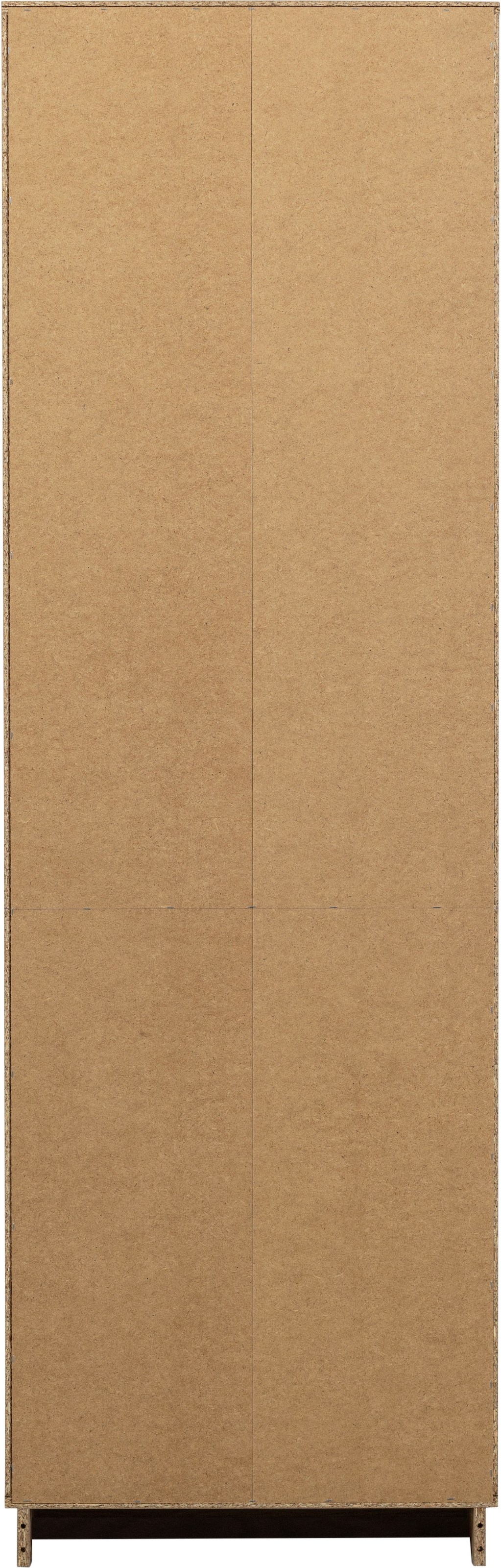 WOOOD Mehrzweckschrank »ZUMA  Garderobenschrank. Wäscheschrank, Höhe 210 cm« Eichenfurnier mit zeitlosem Design und Maserung