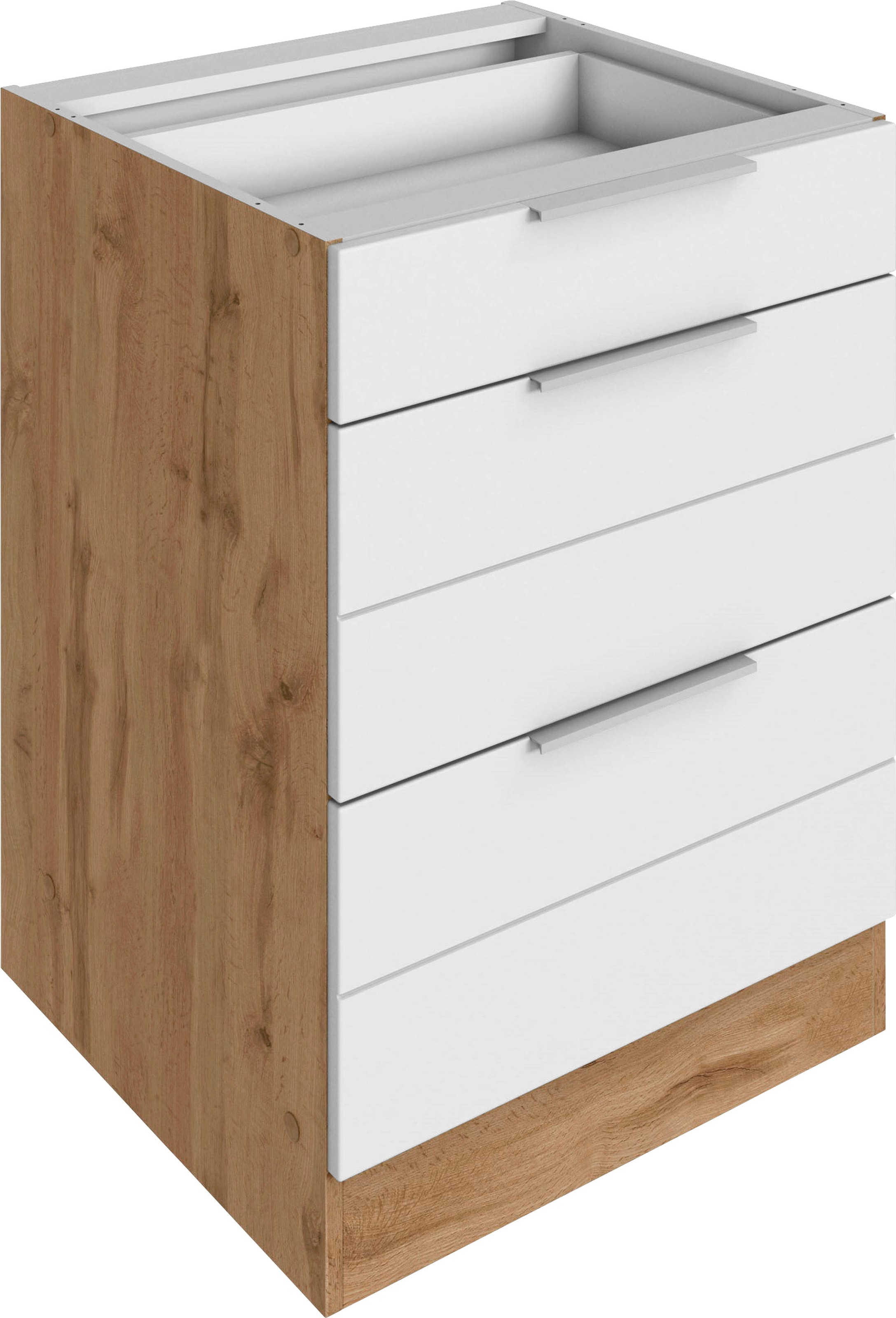 KOCHSTATION Auszugsunterschrank »KS-Luhe« 60 cm breit, hochwertige MDF-Fron günstig online kaufen