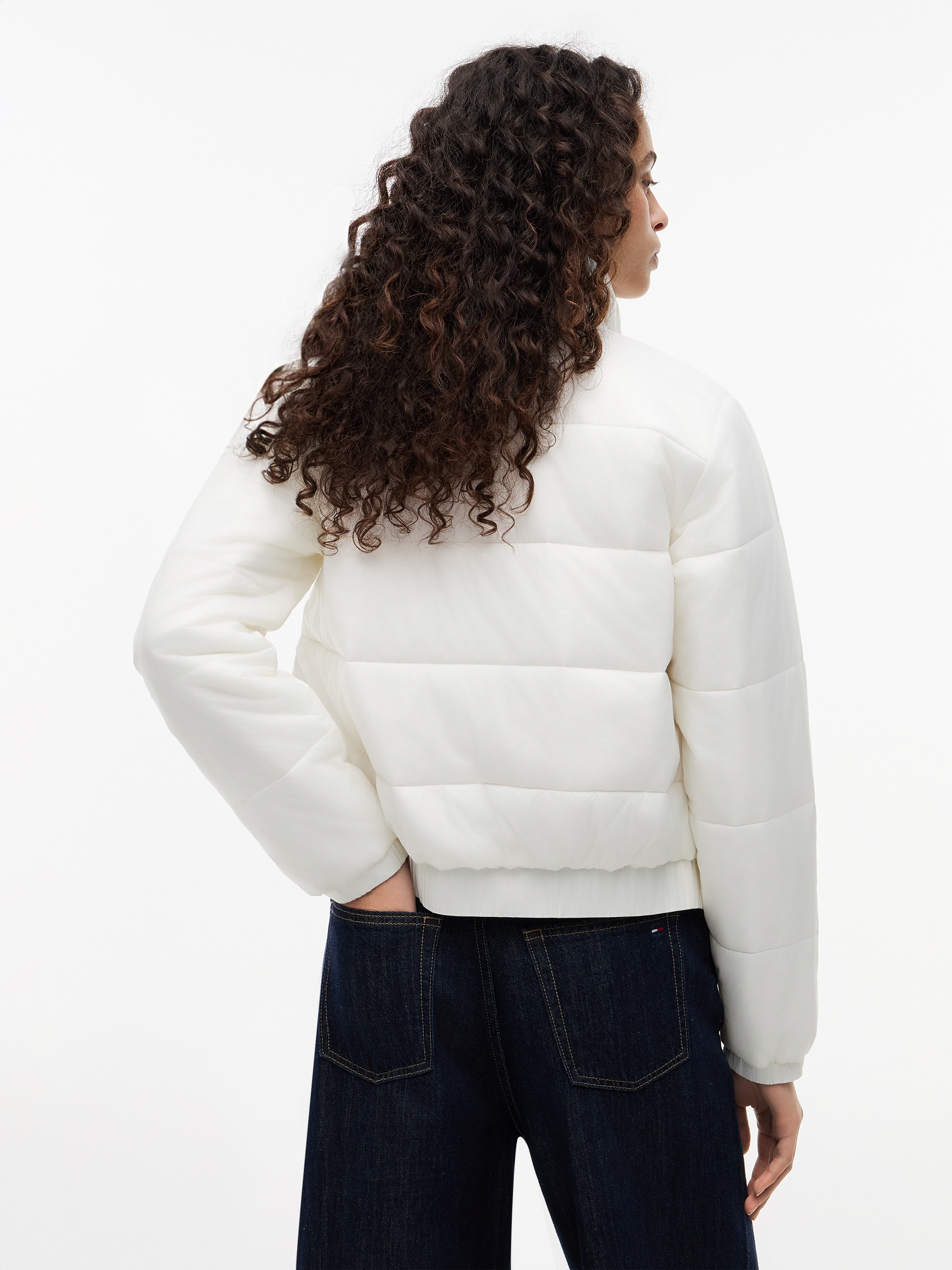 Tommy Jeans Steppjacke »TJW REG PADDED JACKET« Steppware, Reißverschlusstaschen, Stehkragen