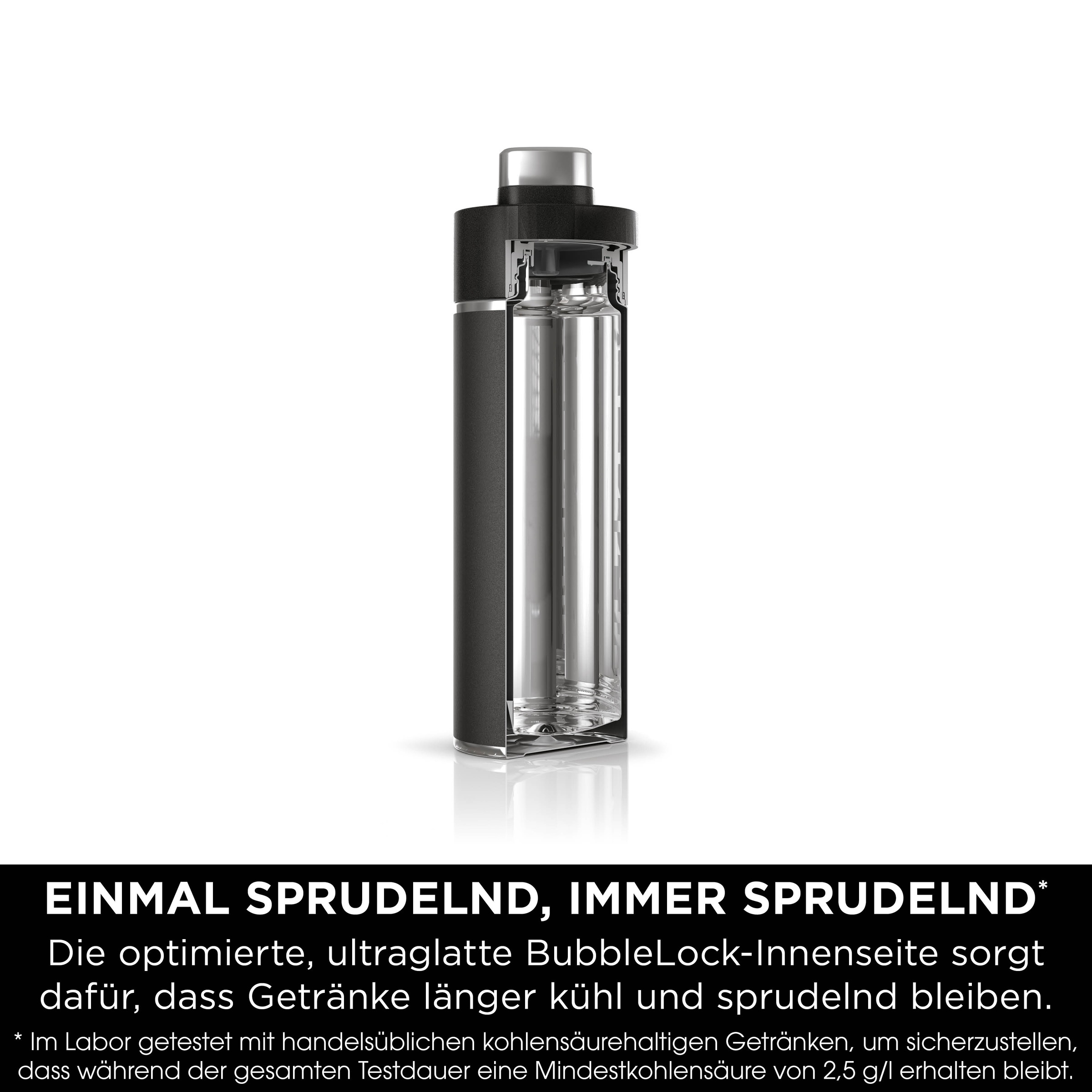 NINJA Isolierflasche »Ninja Thirsti Reiseflasche – 530 ml DW1801EUU / 700 ml DW2401EUU«, Getränke bleiben 24 Stunden kalt, 12 Stunden heiß, Eis hält 2 Tage