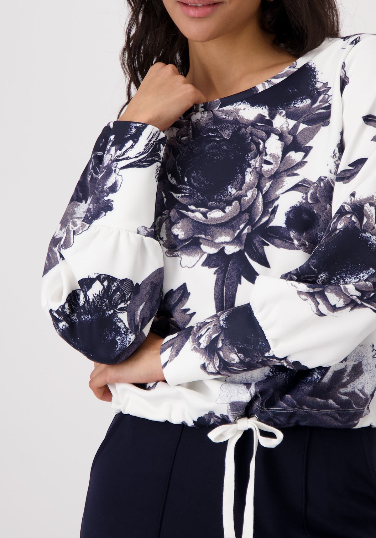 Monari Sweatshirt, mit Blumendruck