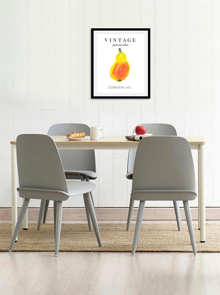 queence Bild »Eligius«, Obst-Obst Bilder-Essen-Lebensmittel-Kunst-Schriftzu günstig online kaufen