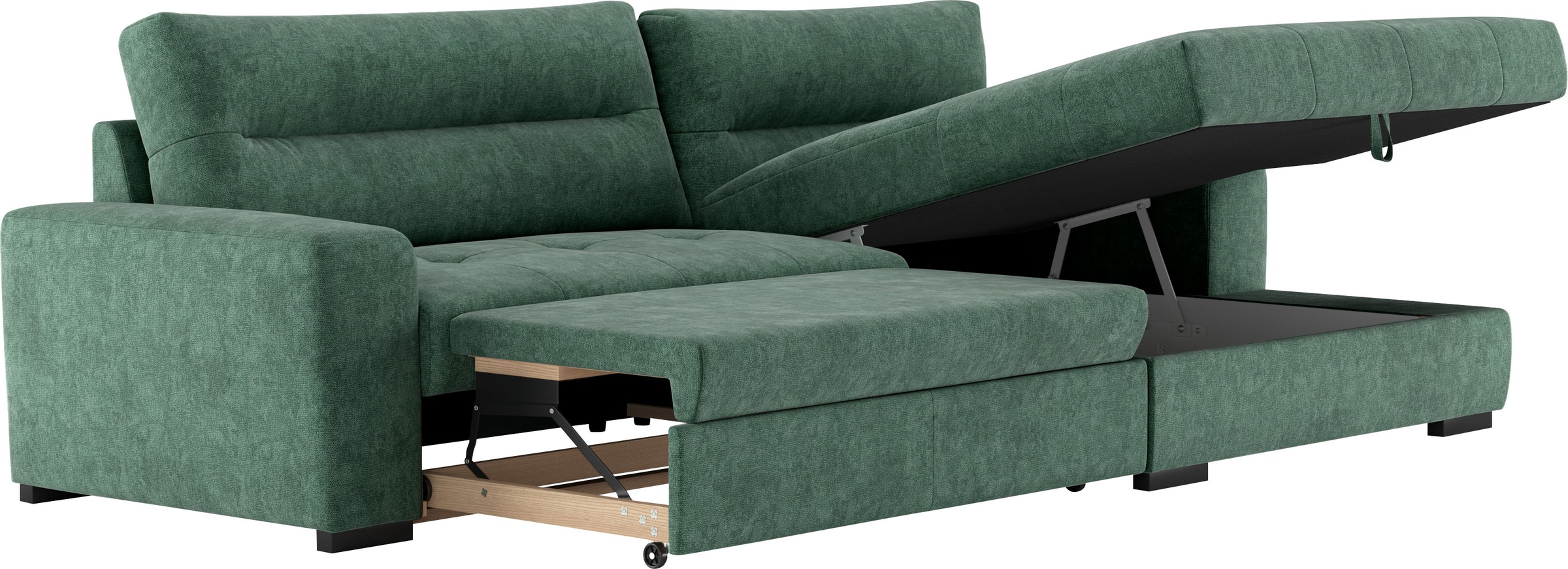 COTTA Ecksofa »Cappa L-Form«, wahlweise mit Bettfunktion & Bettkasten