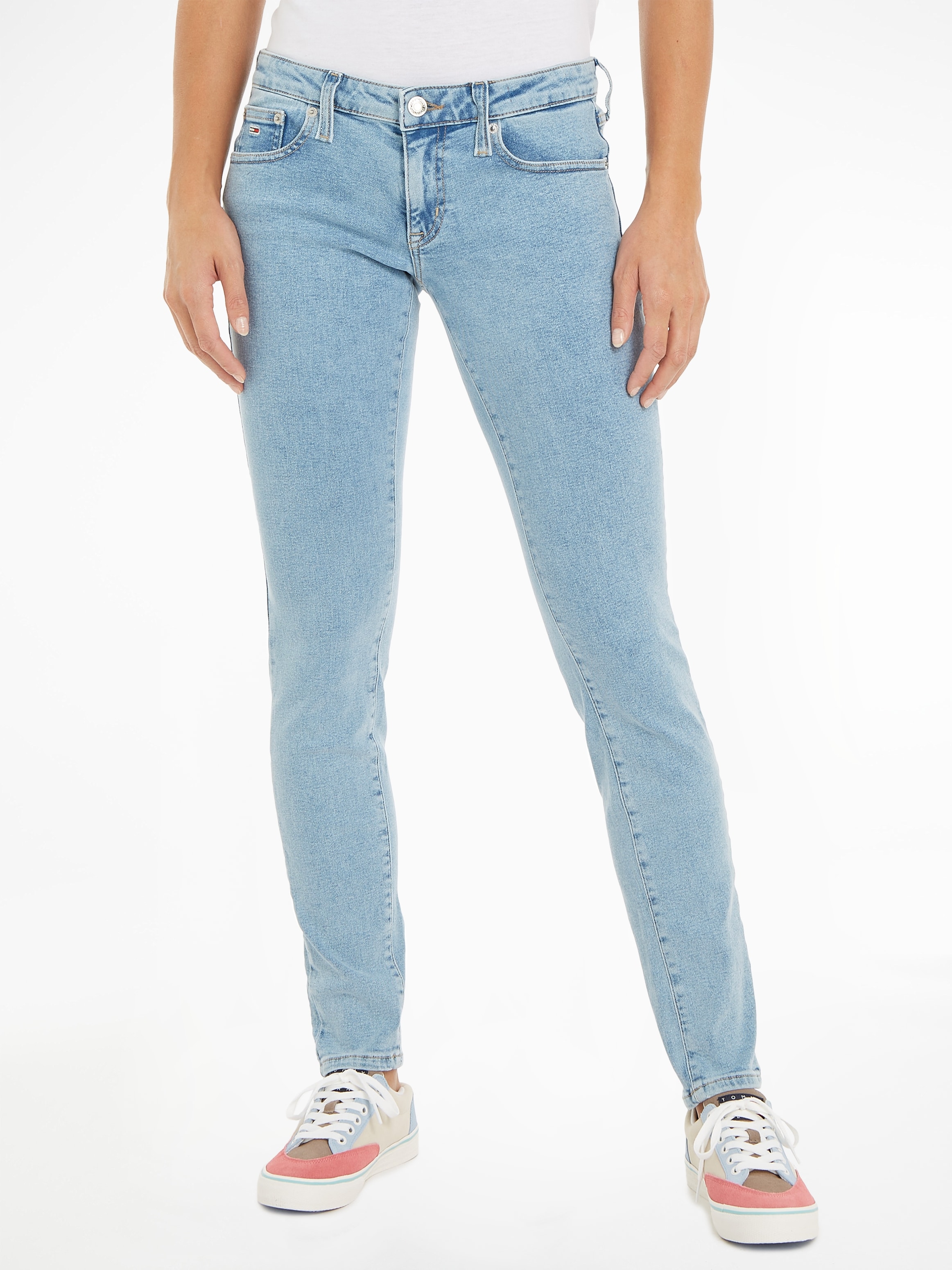dezenten kaufen Labelapplikationen Jeans mit Skinny-fit-Jeans, Tommy