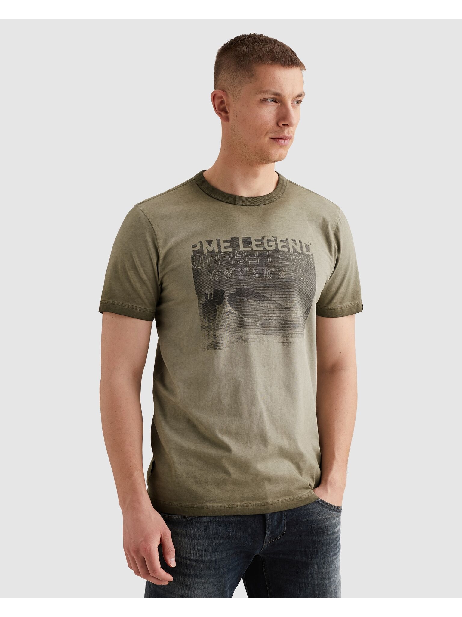 PME LEGEND T-Shirt »Scold dye artwork« Fotodruck