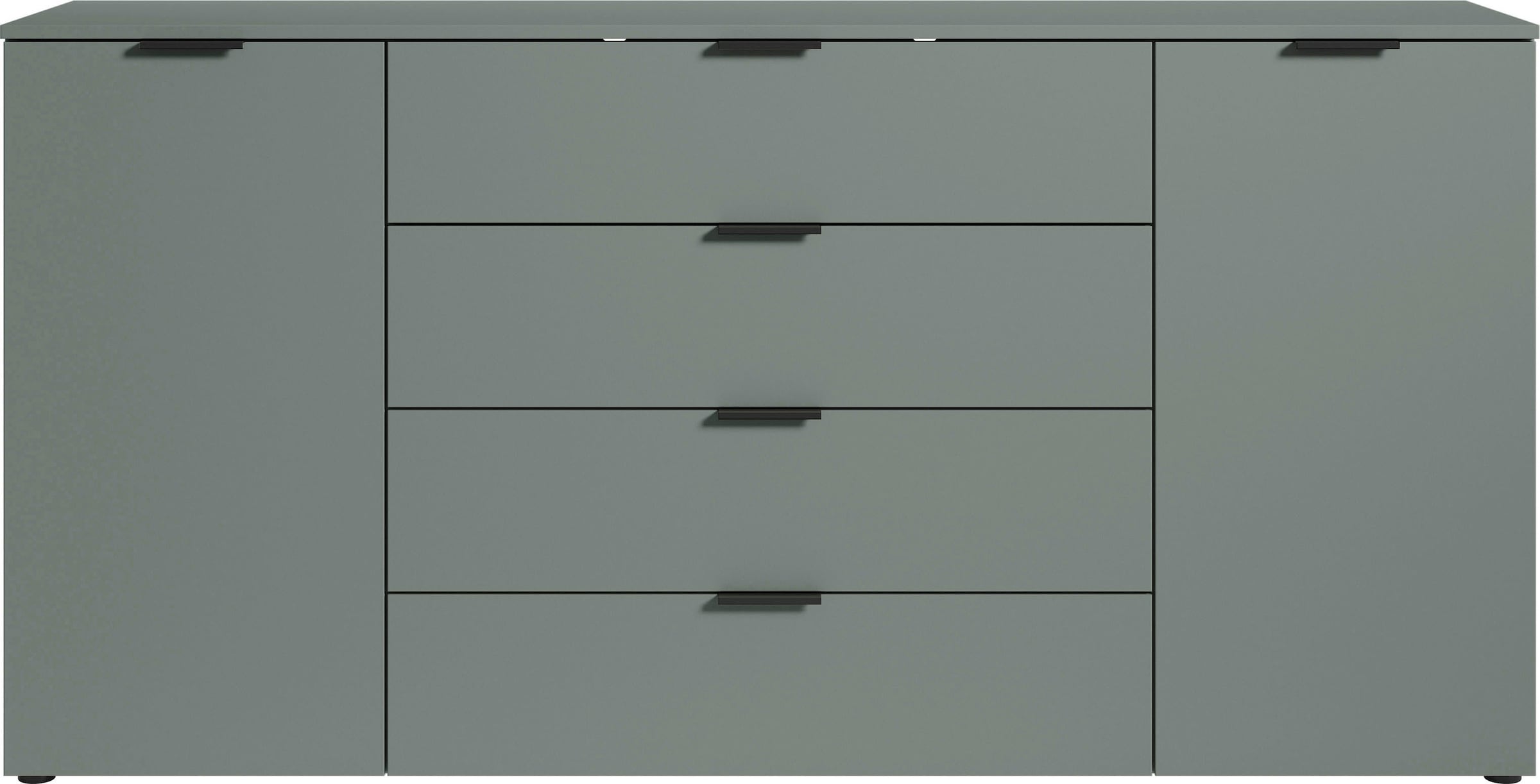 HBZ Sideboard »Linz Kommode, BxHxT 180x90x40cm«, (1 St.), Breite 180cm,Lip-Griff, Melaminbeschichtung