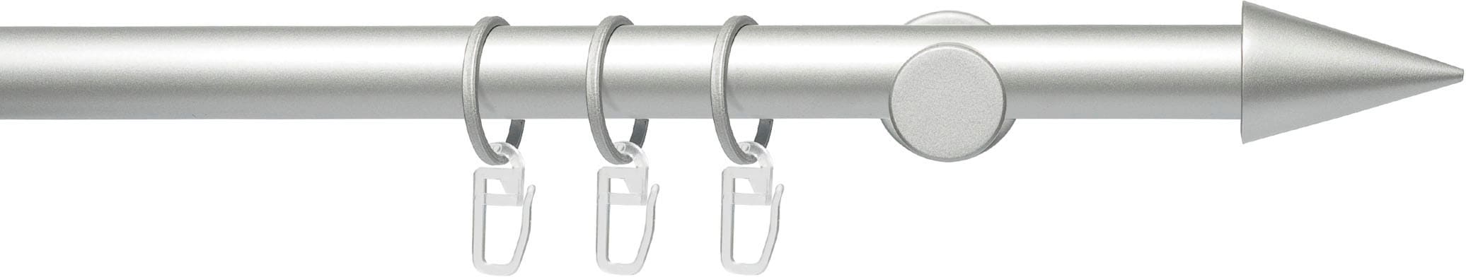 Liedeco Gardinenstange »Fertigstilgarnitur 20 mm Power Spitze« Ø 2 mm 1 läu günstig online kaufen