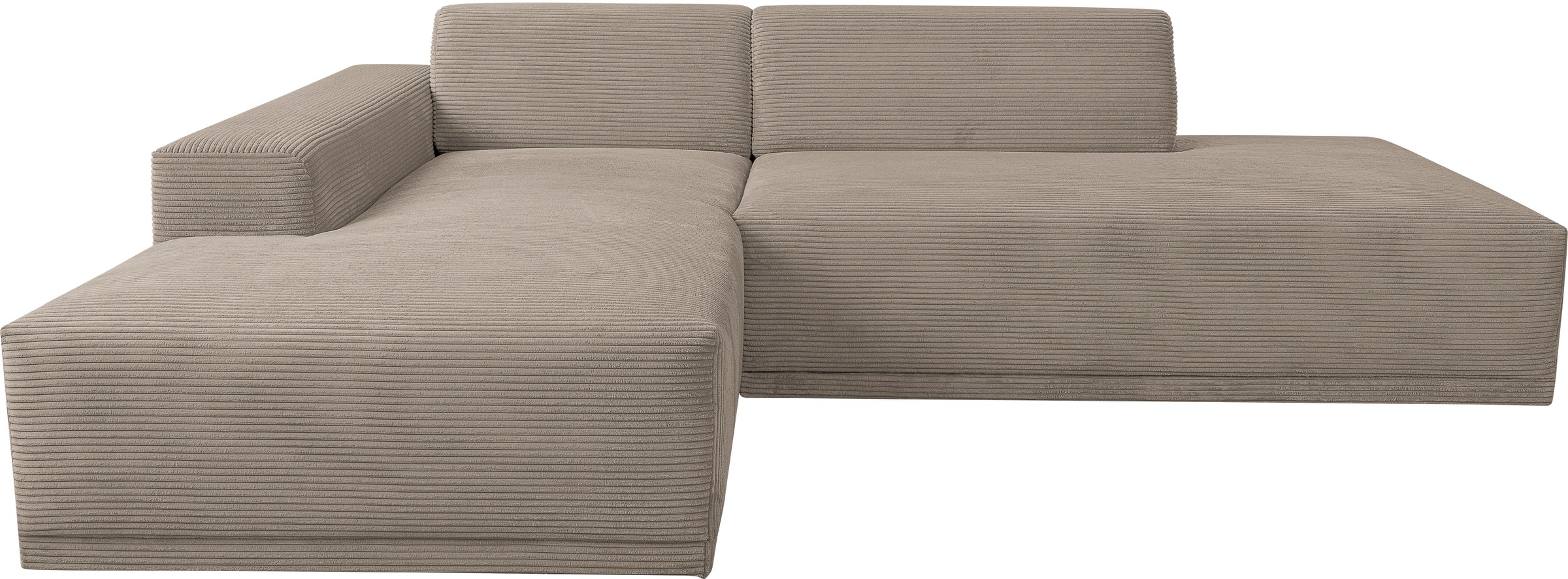 WERK2 Ecksofa »Apollo, hoher Sitzkomfort, aktuelles Design, Breite 264cm, L günstig online kaufen