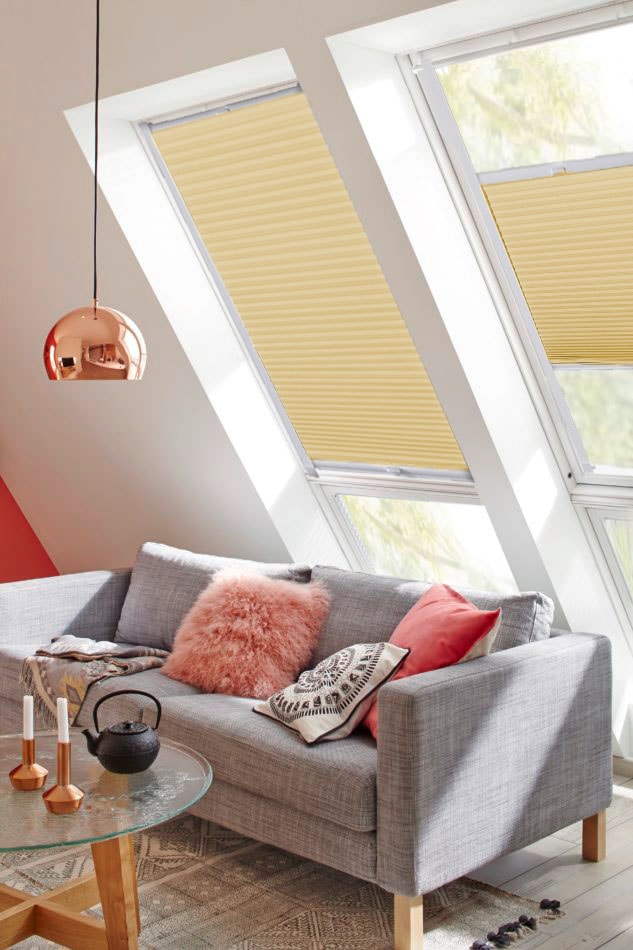 Honeycomb »StartUp Dachfensterplissee TL«, Führungsschienen bestellen online mit verspannt, Style sunlines Lichtschutz,