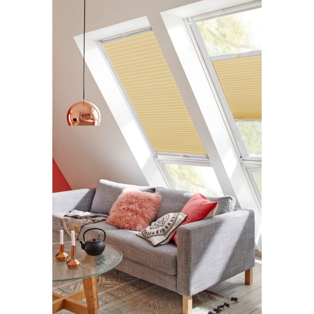 sunlines Dachfensterplissee »StartUp Style Honeycomb TL«, Lichtschutz, verspannt