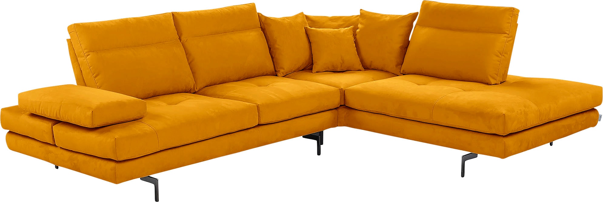 CALIA ITALIA Ecksofa »Toby Wing, Komfortsofa mit Sitzkomfort der Extraklass günstig online kaufen