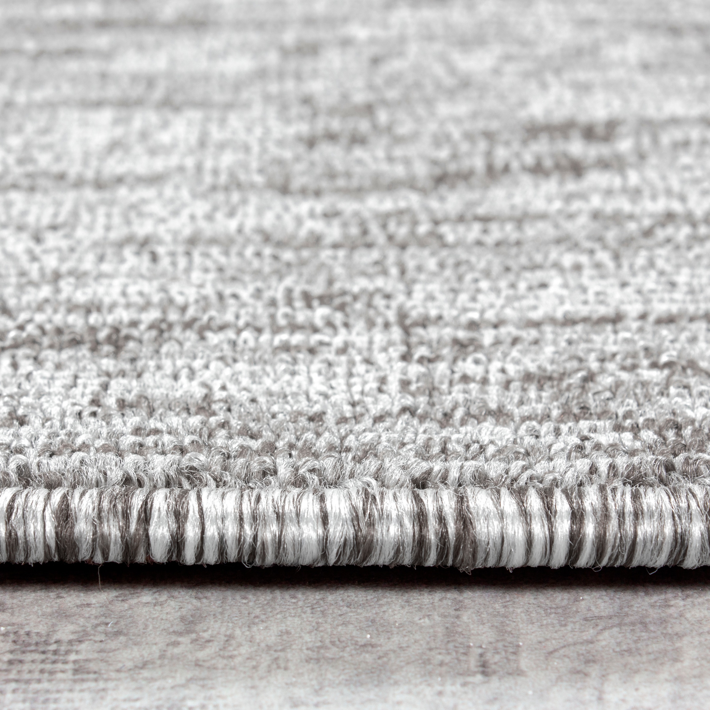 Ayyildiz Teppiche Teppich »Nizza 1800 Kurzflorteppich«, rund, 6 mm Höhe, pflegeleicht, leicht melierter Kurzflor, ringsum gekettelt, Wohnzimmer