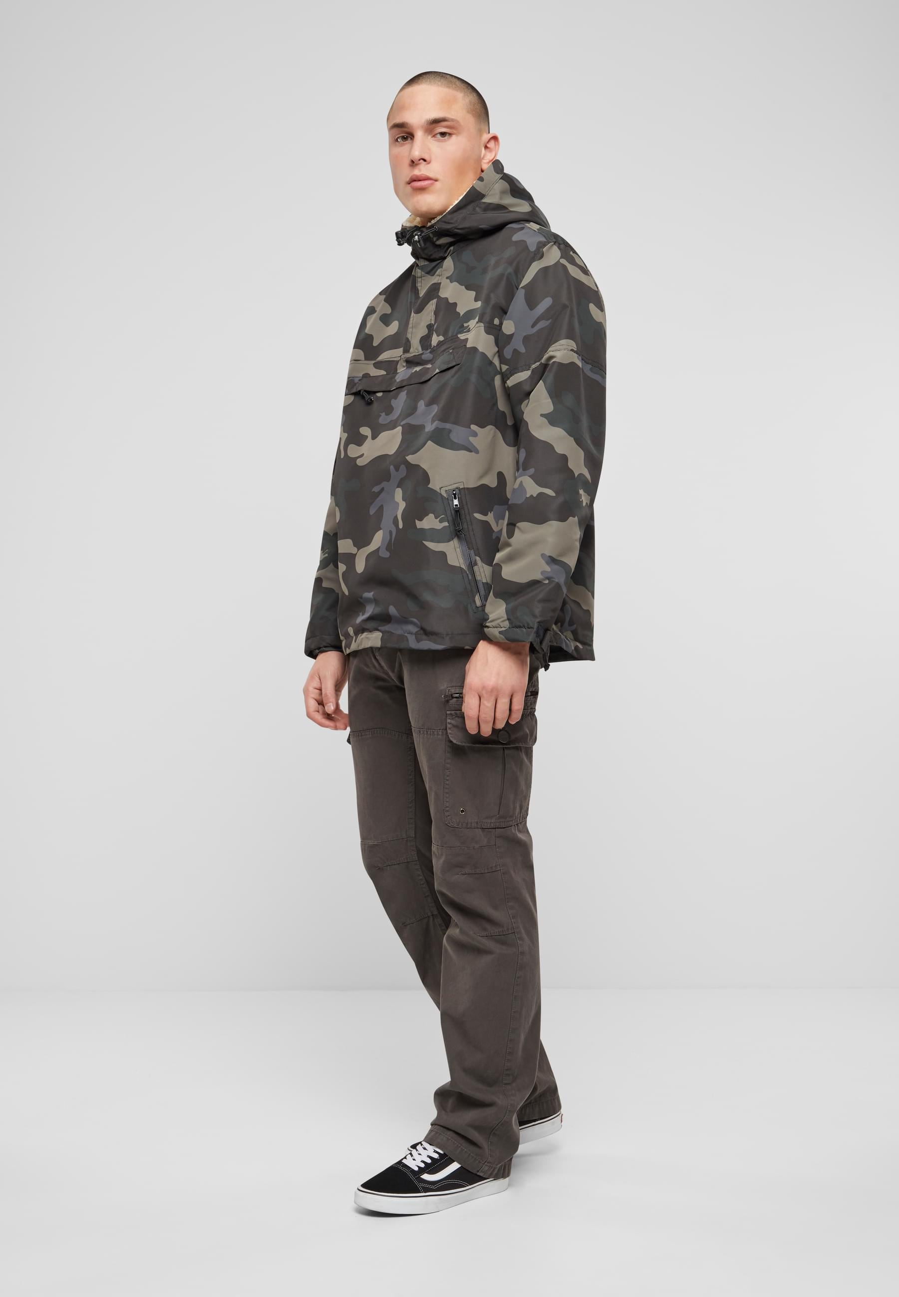 Brandit Allwetterjacke »Brandit Herren Windbreaker Sherpa« 1 Stk. tlg. mit Kapuze