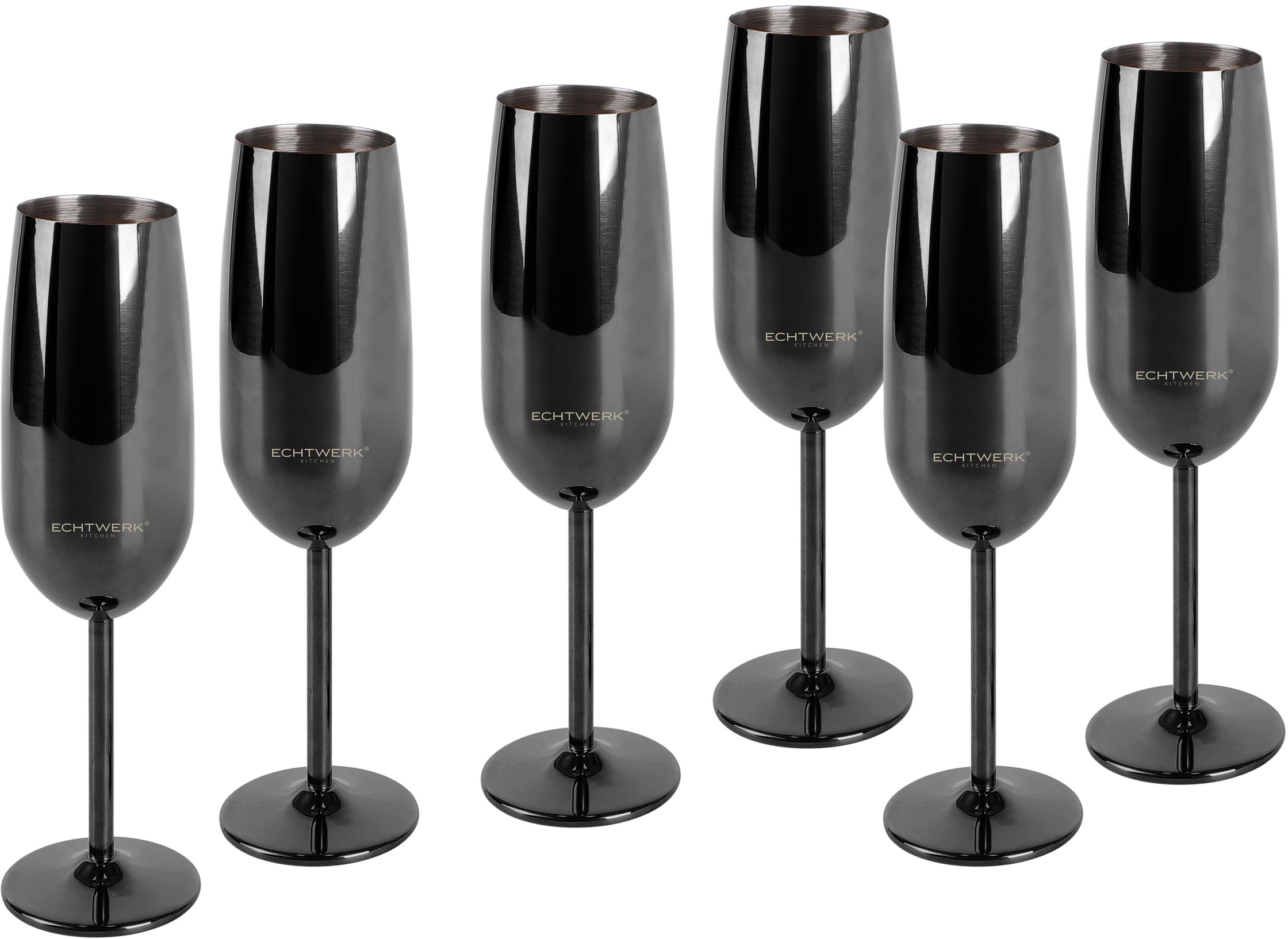 ECHTWERK Champagnerglas Sektglas, Sektkelch, Champagnerkelch, bruchsicher, günstig online kaufen