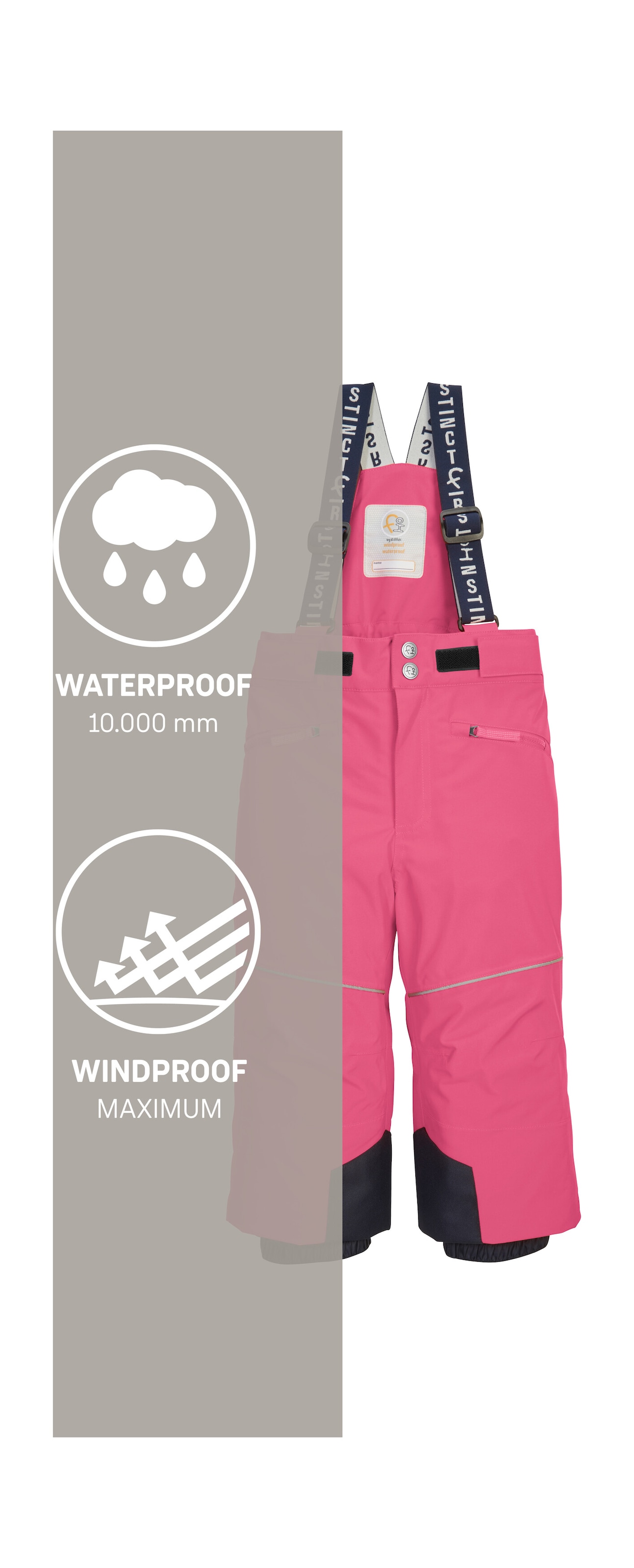 first instinct by killtec Skihose »FISW 48 MNS SKI PNTS«, Wasser- und winddichte Schneehose mit Grow-Up-Funktion und PFAs-frei