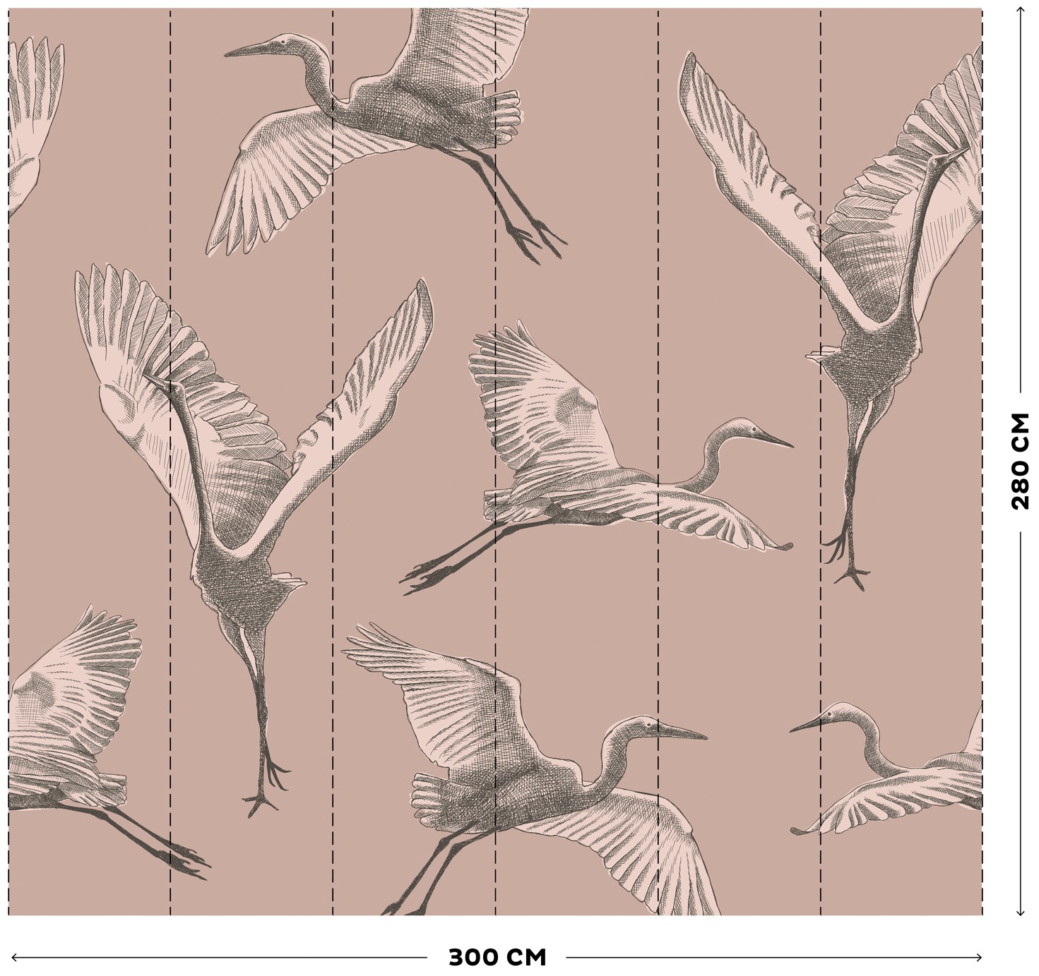 vtwonen Fototapete »Graphic Nature«, animal print, 280x300 cm