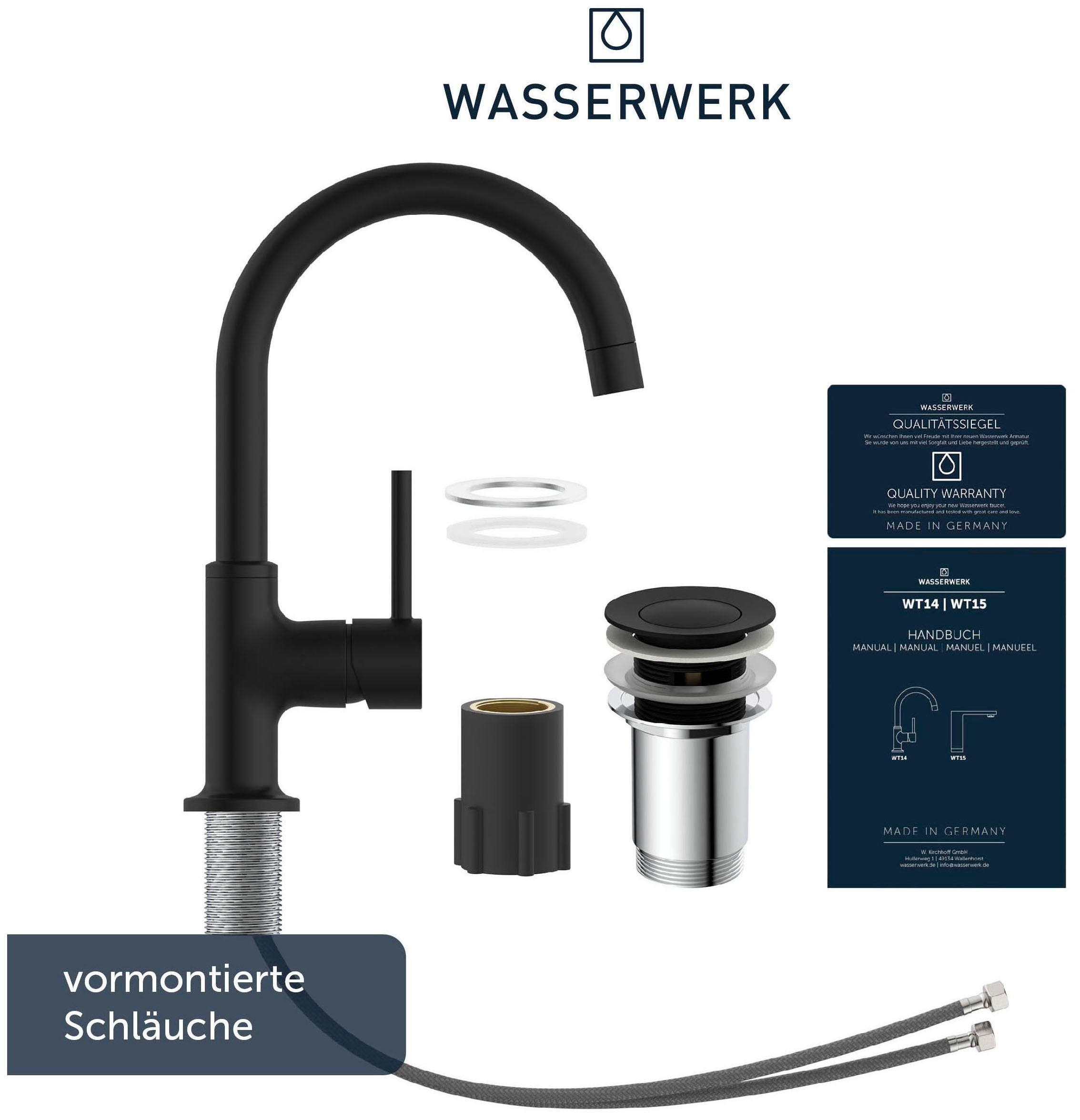 WASSERWERK Waschtischarmatur »WT 14« günstig online kaufen