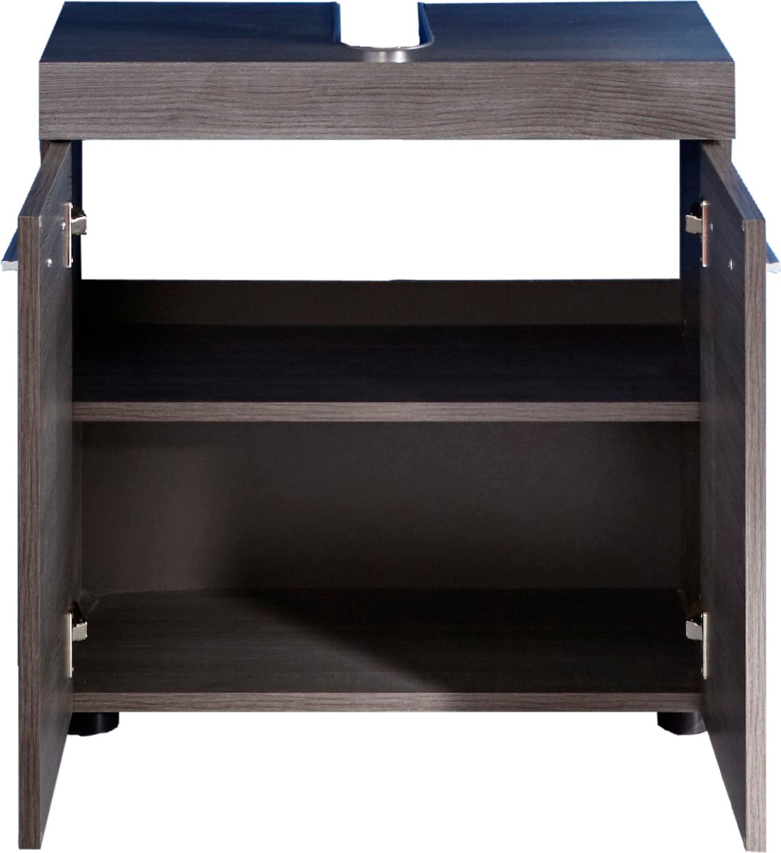 welltime Waschbeckenunterschrank »Royan« Waschbeckenunterschrank mit 2 Türen - (B/T/H) 58/31/57 cm