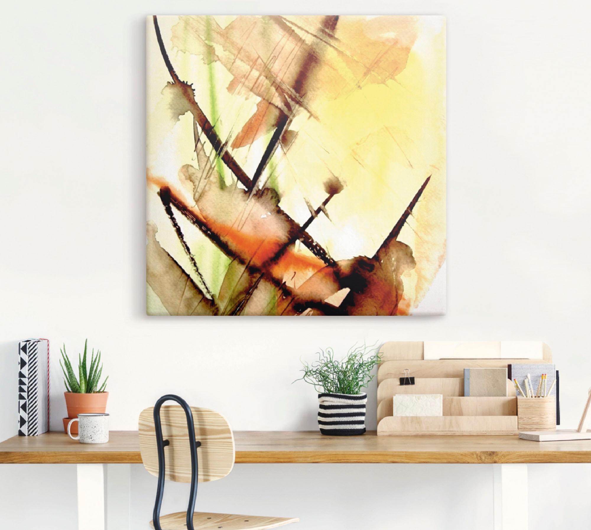 Artland Wandbild »Lichtklang«, Gegenstandslos, (1 St.), als Leinwandbild, Poster, Wandaufkleber in verschied. Größen