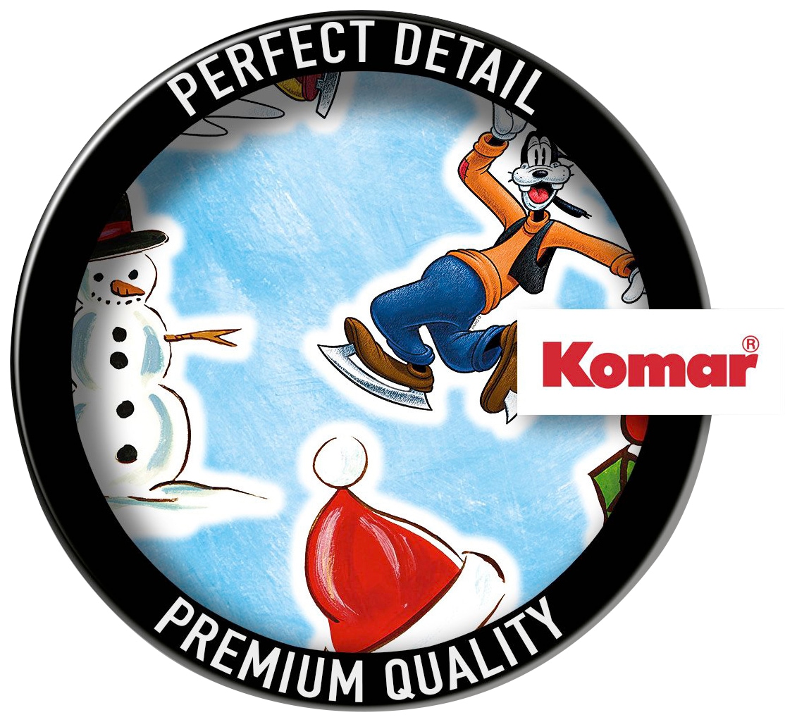 Komar Wandtattoo »Mickey Ice Slide - Größe 50 x 70 cm«, selbstklebend, Wandsticker, Kinderzimmer