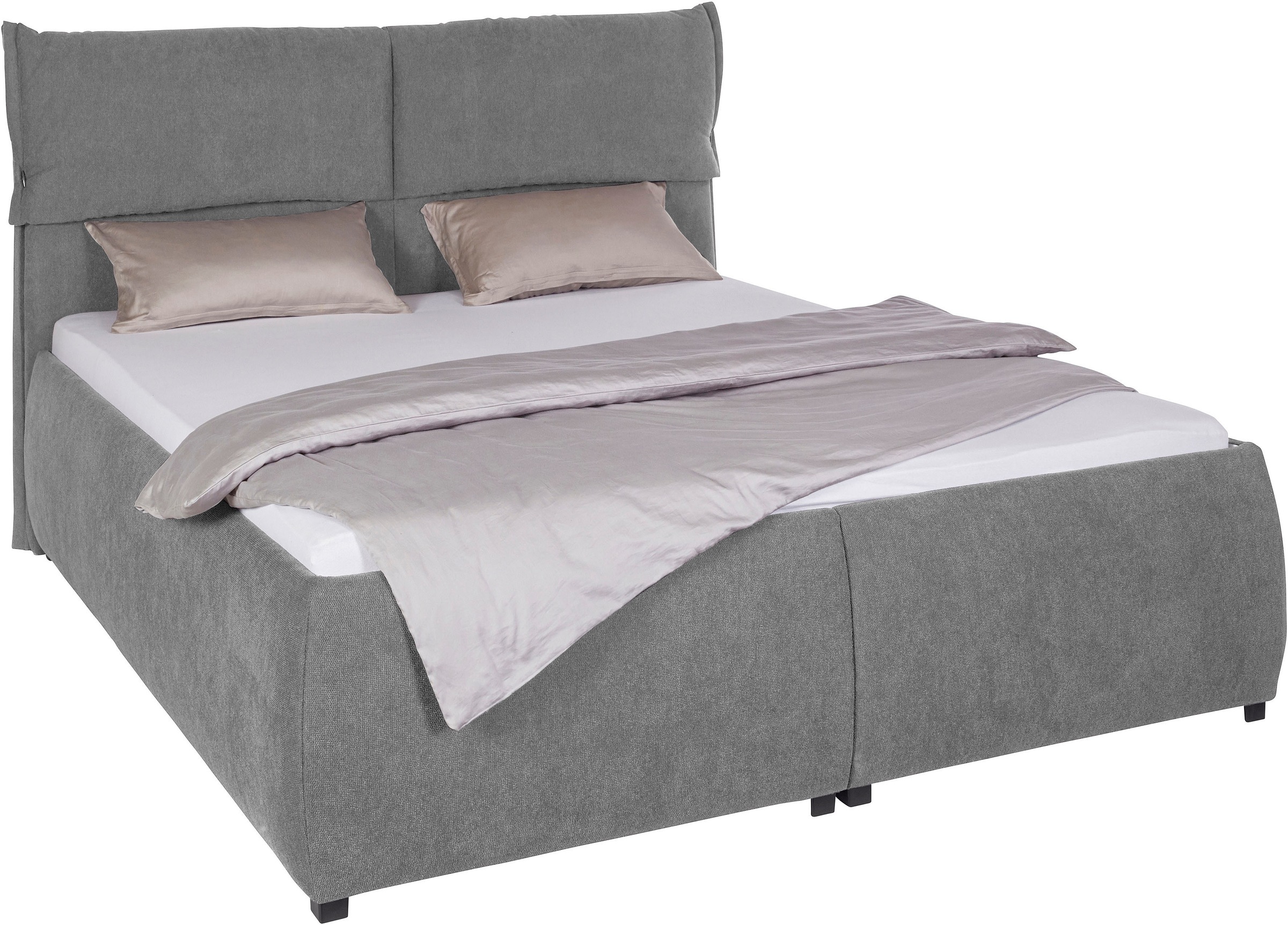 andas Polsterbett "Jenson" als Bettgestell oder mit 3 Matratzenarten und Hä günstig online kaufen